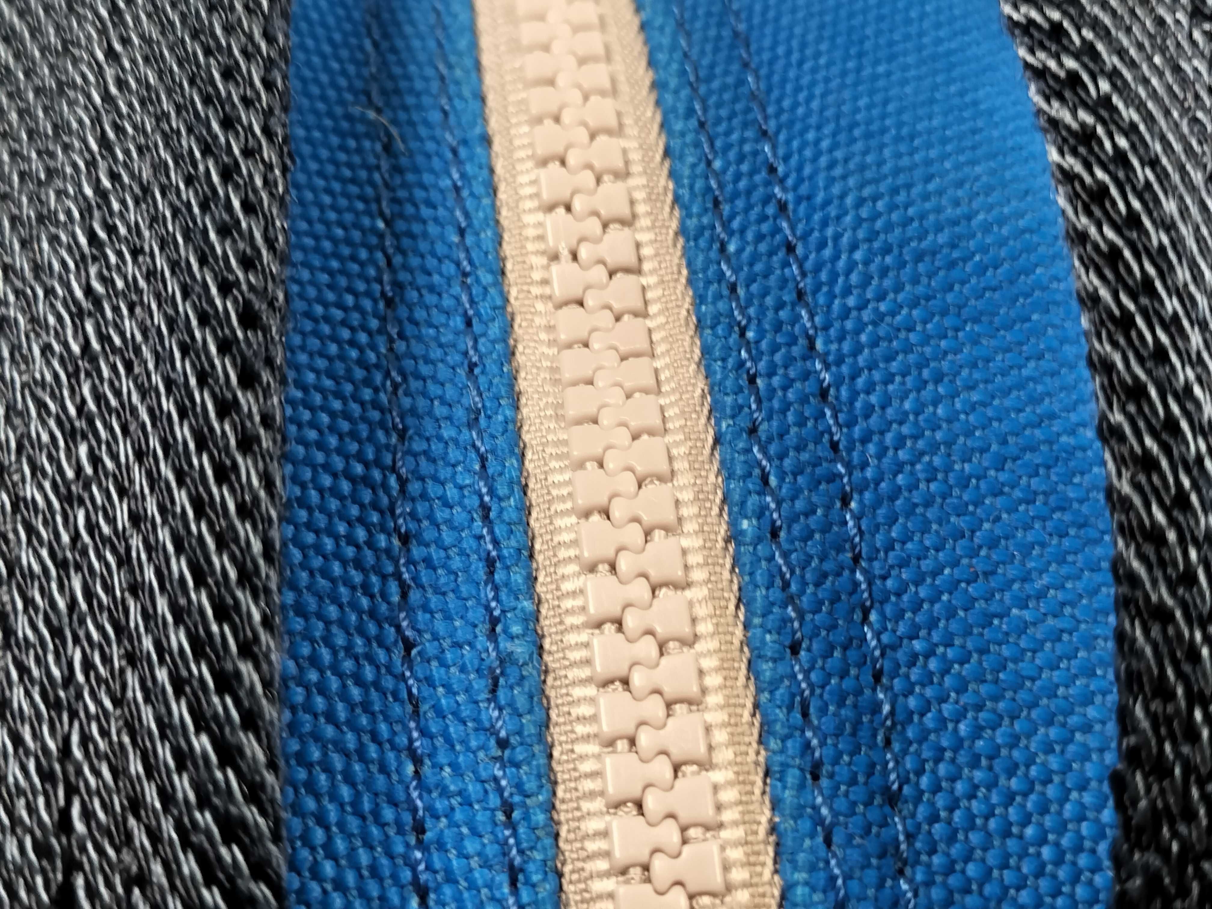 (Loewe) ILOEWE Nature Canvas x Leather Backpack/Rucksack, Blue x Brown — view 8