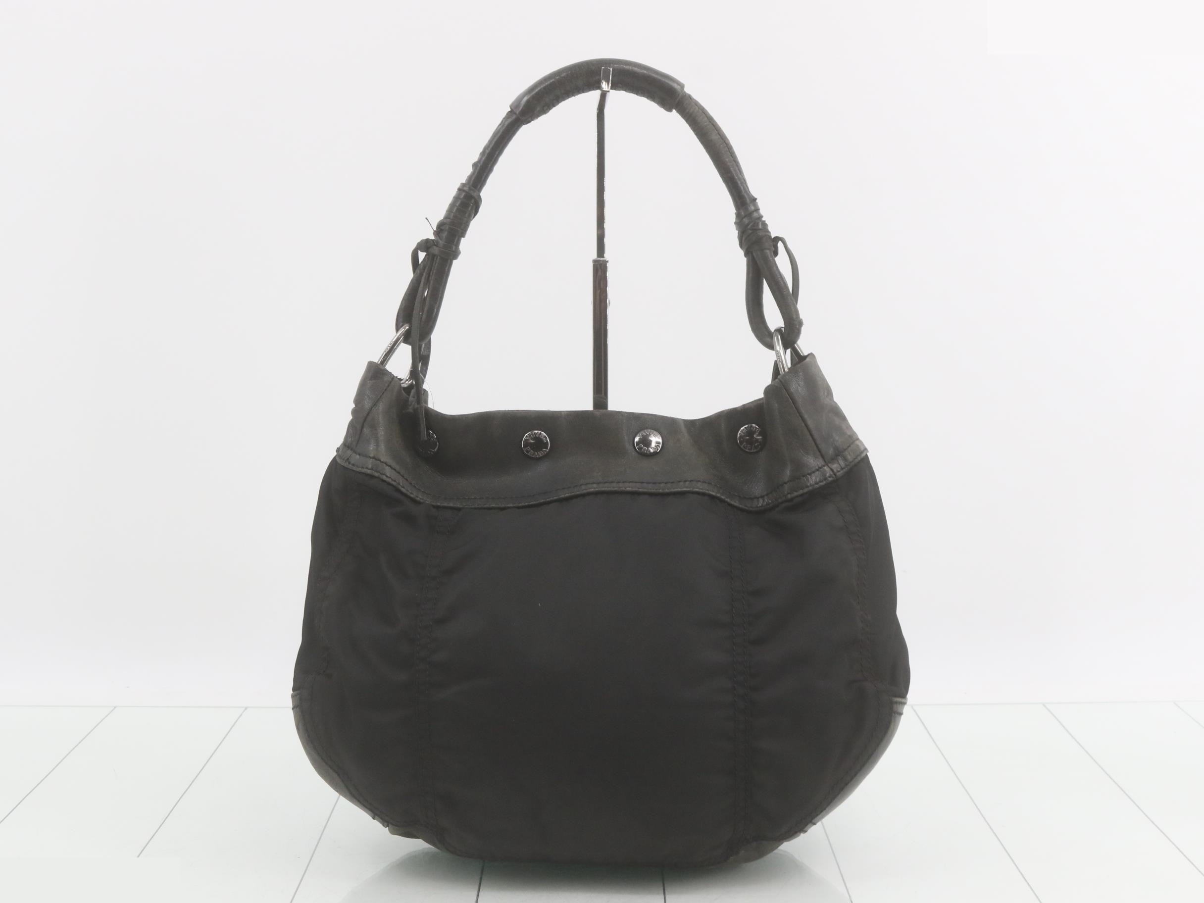 Nylon one-shoulder bag