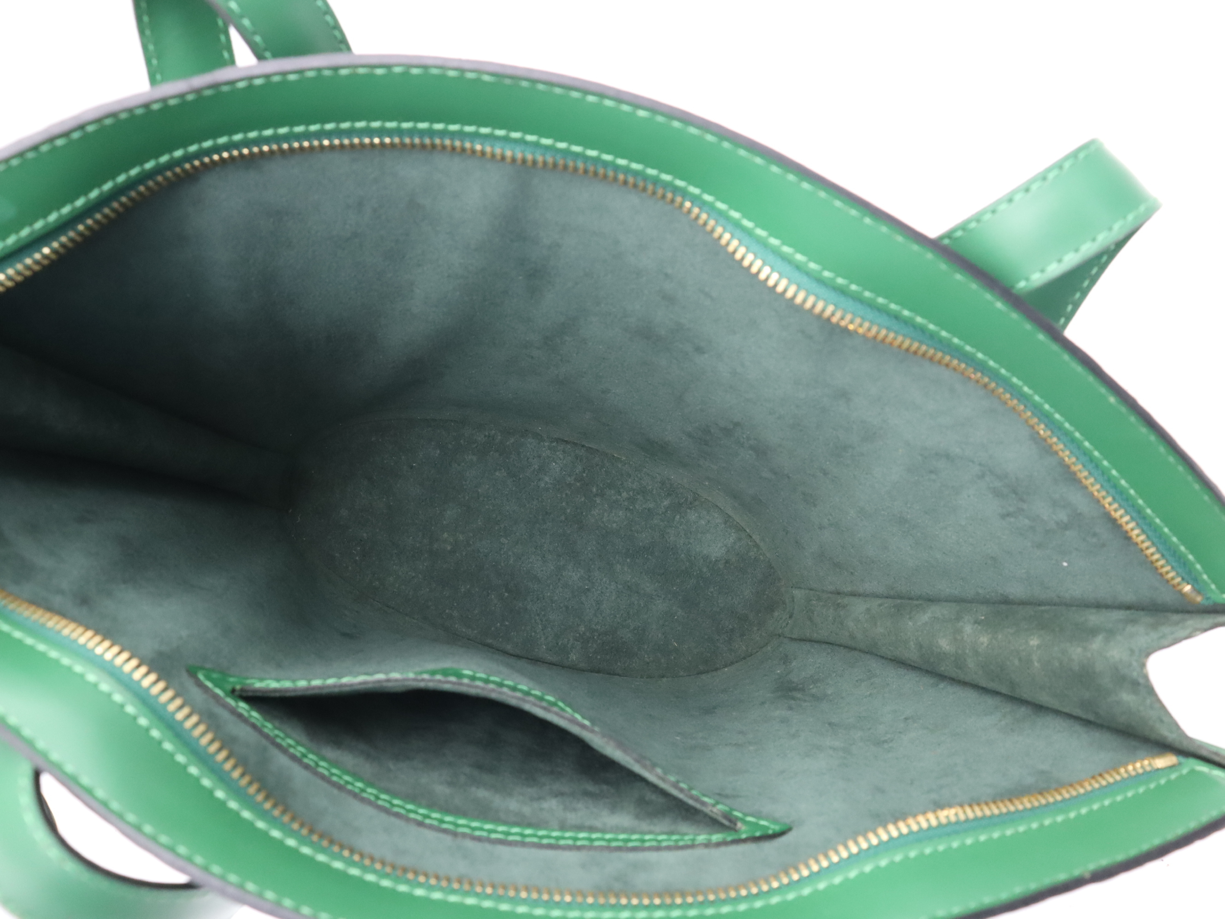 M52274 Epi Saint Jacques Borneo Green Tote Bag — view 11