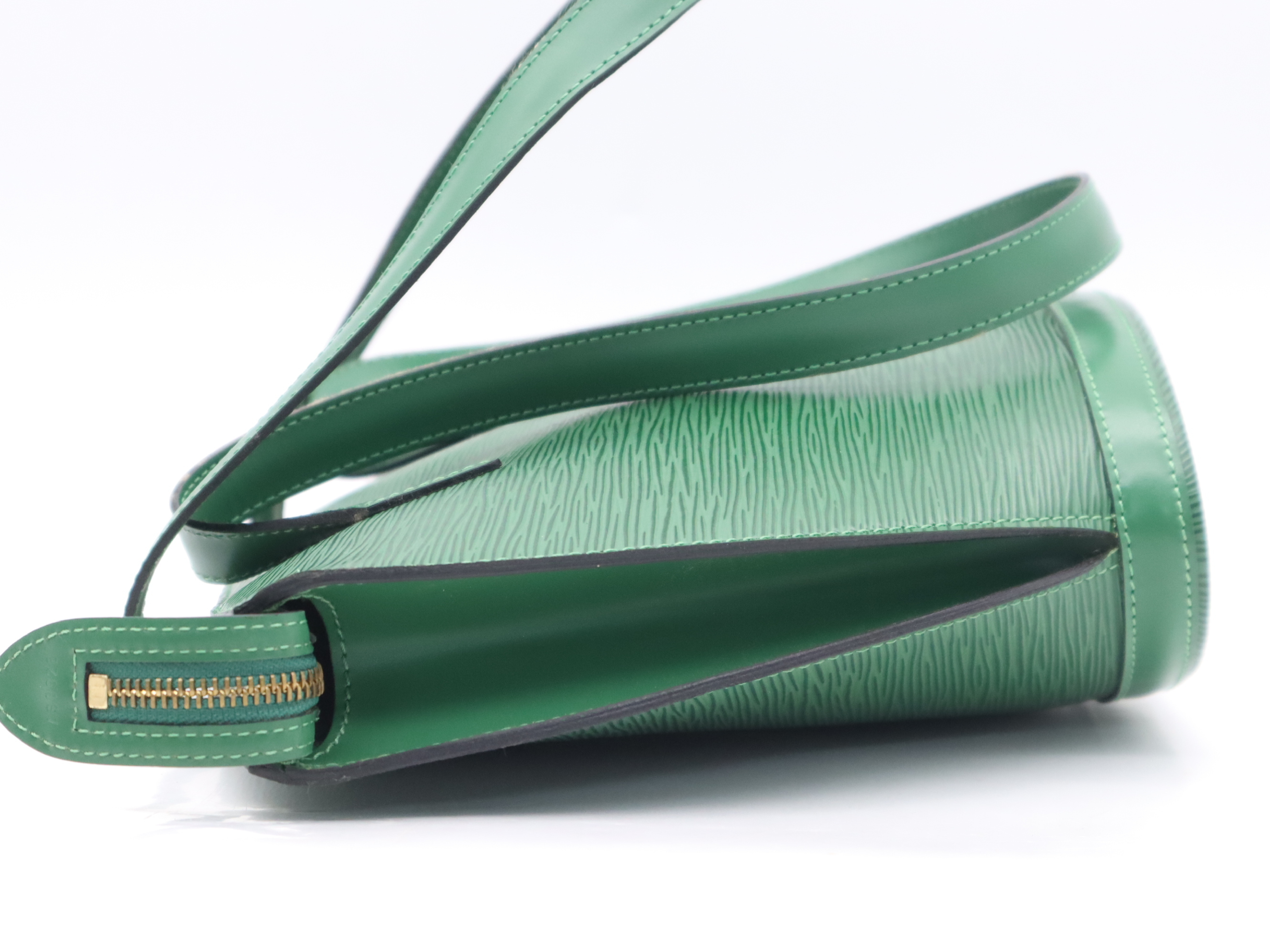 M52274 Epi Saint Jacques Borneo Green Tote Bag — view 3