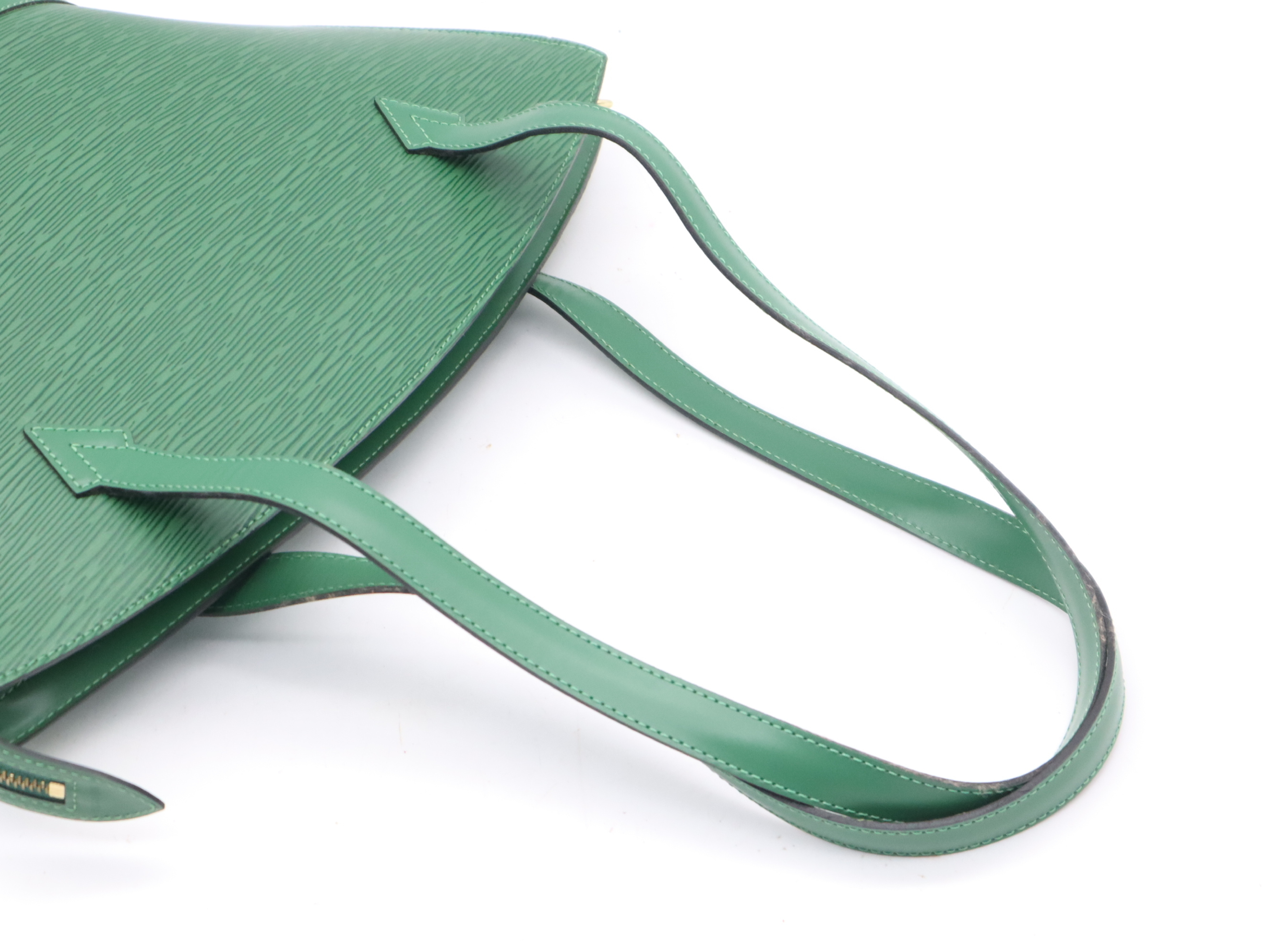 M52274 Epi Saint Jacques Borneo Green Tote Bag — view 6
