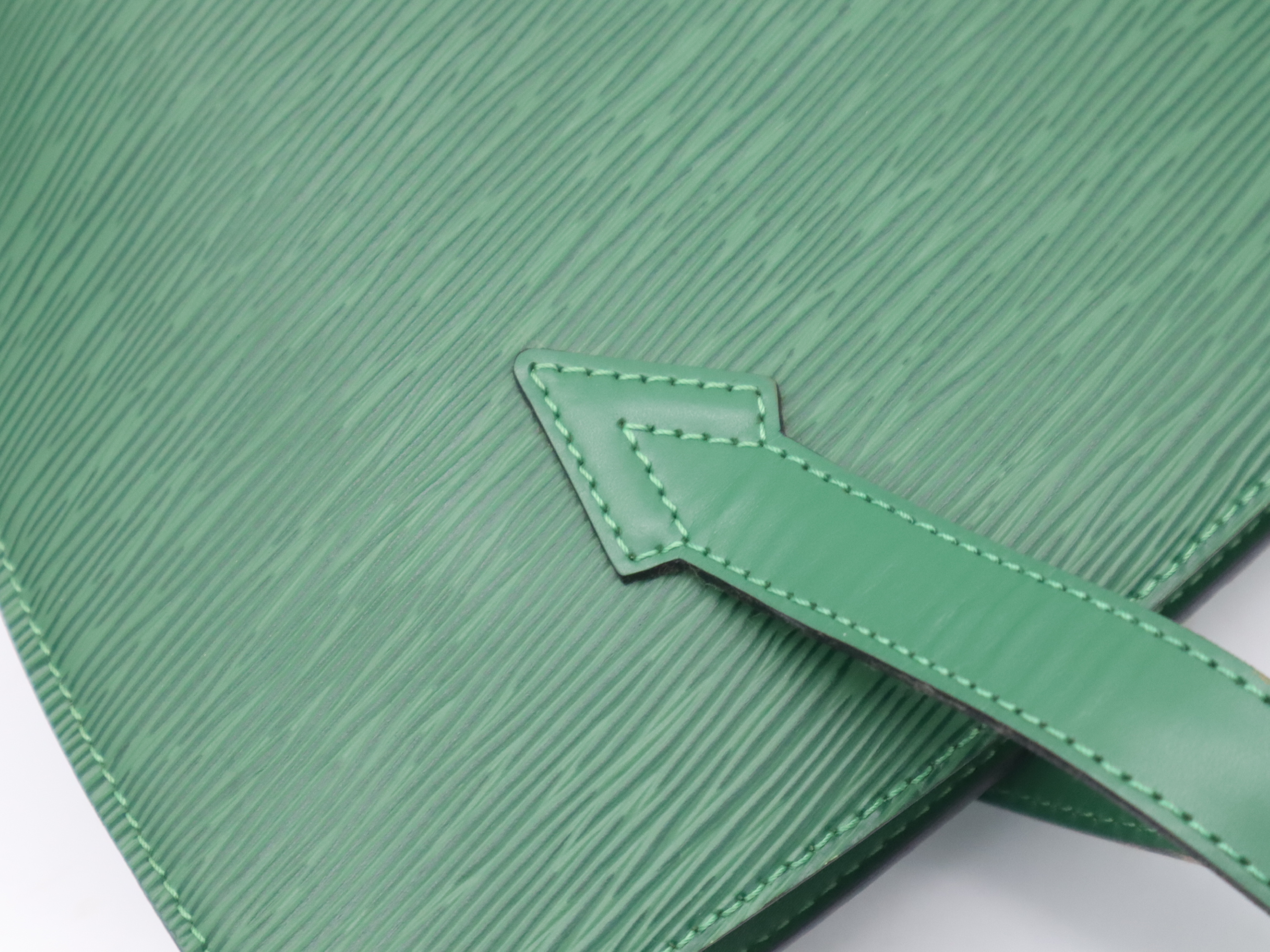 M52274 Epi Saint Jacques Borneo Green Tote Bag — view 7