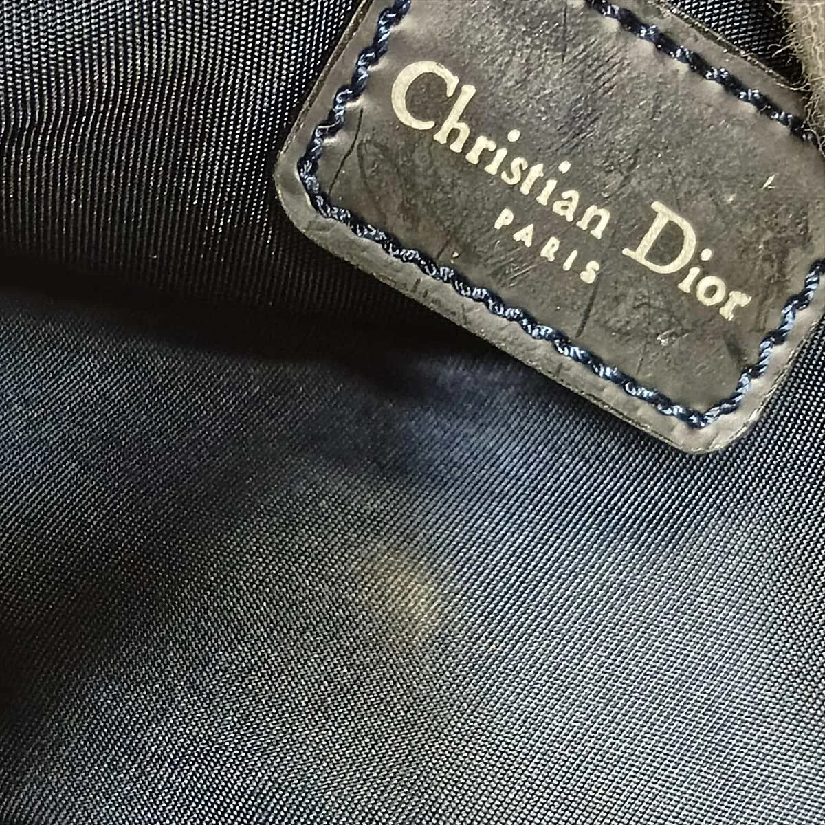 Saddle Bag Denim x Leather Handbag Blue — view 14