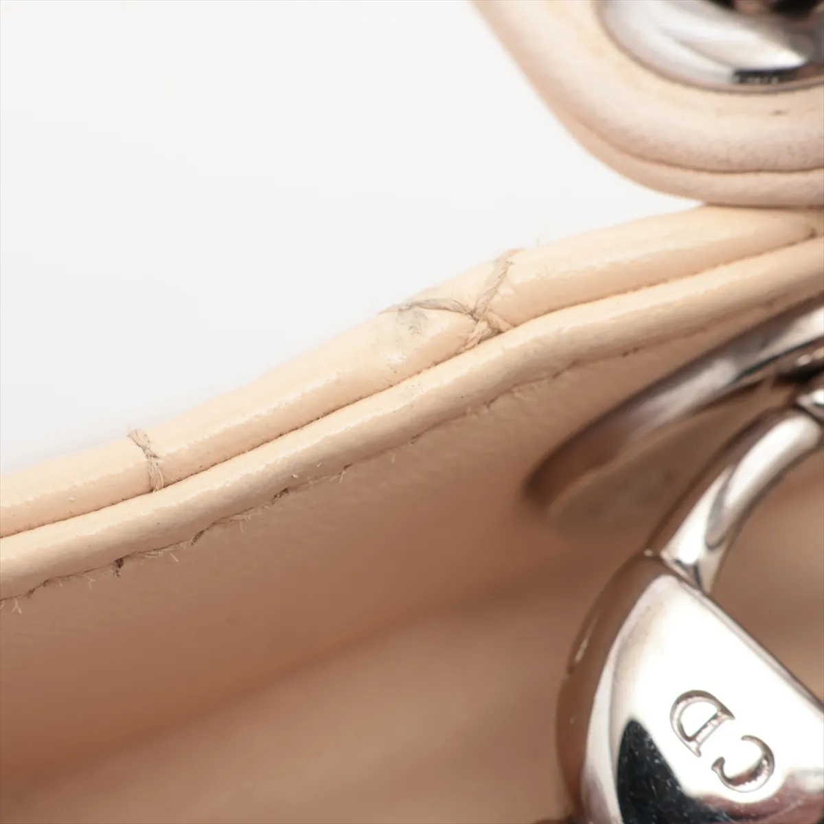 Lady Dior Cannage Large Leather 2WAY Handbag Beige — view 12