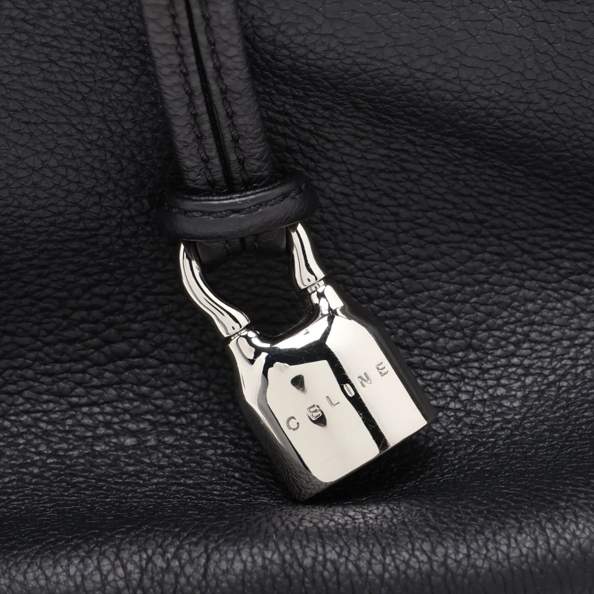 Bittersweet Leather Handbag, Black, Unsigned Guarantee Card — view 11