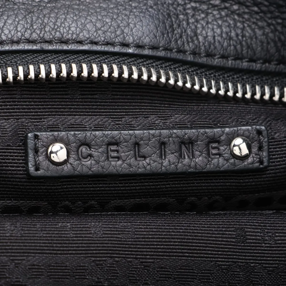 Bittersweet Leather Handbag, Black, Unsigned Guarantee Card — view 10