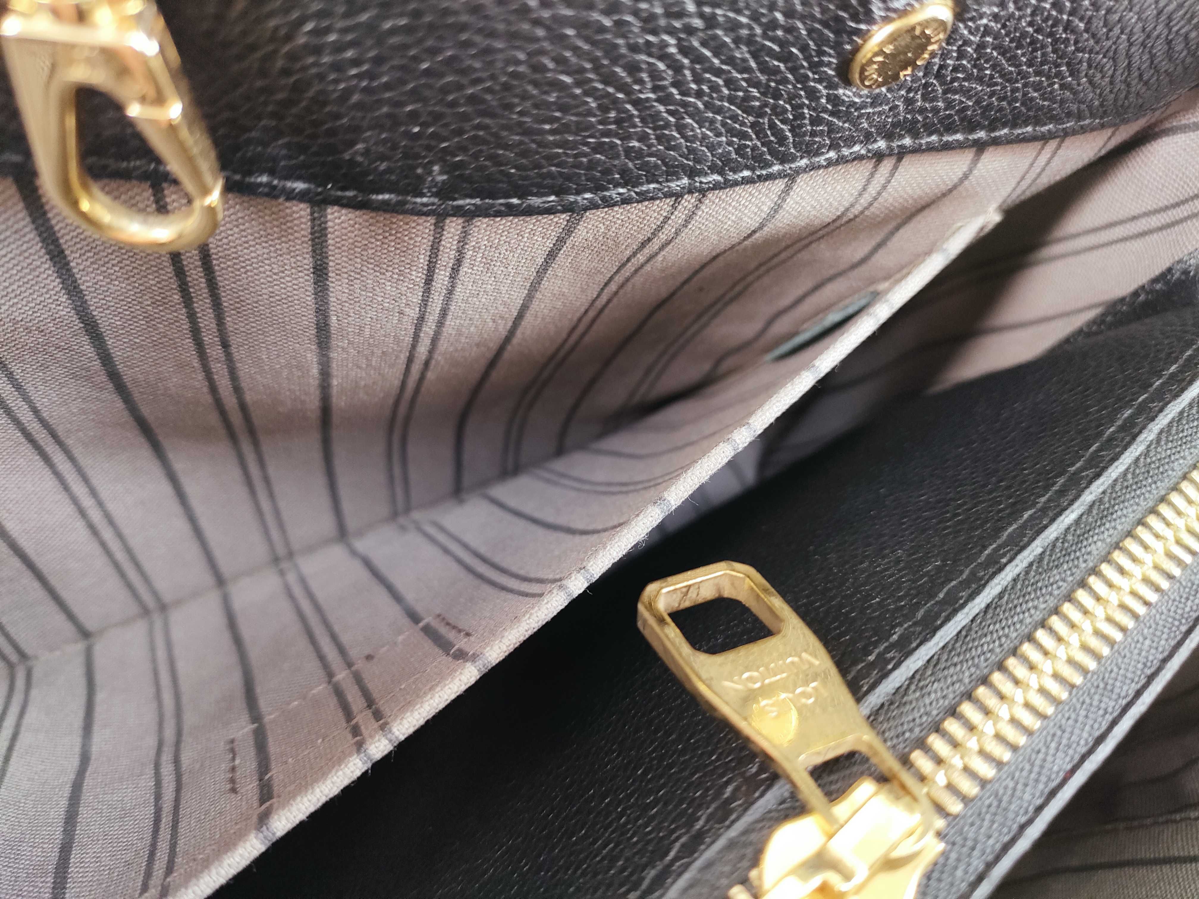 Monogram Empreinte Montaigne Shoulder Bag — view 12