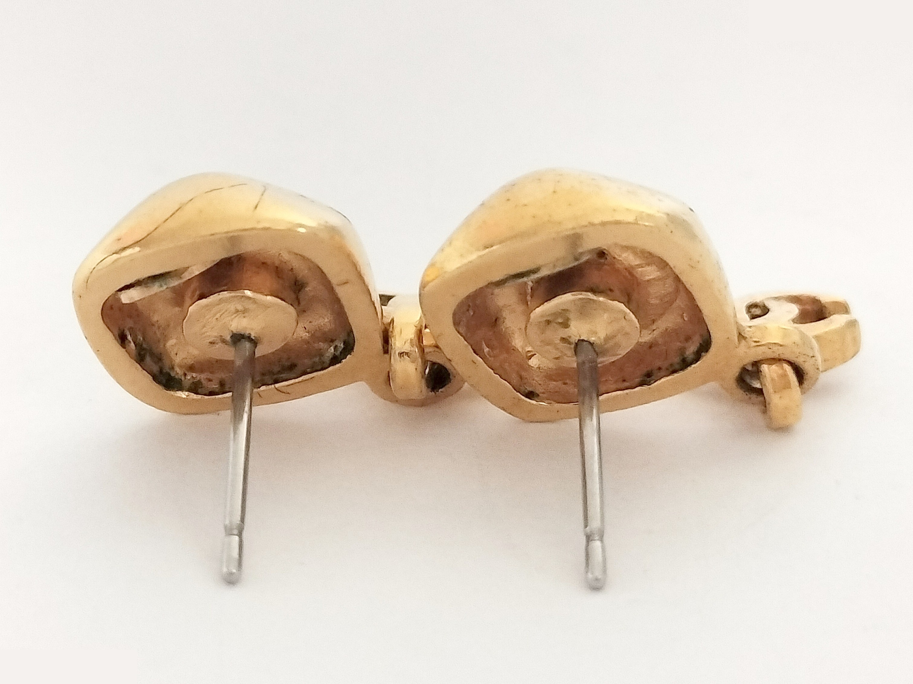 Coco dangling gold earrings — view 5