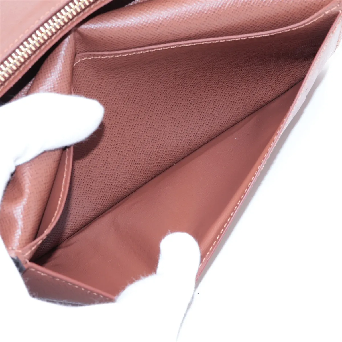 Monogram Portefeuille Brazza M66540 Brown Long Wallet (RFID detected) — view 4
