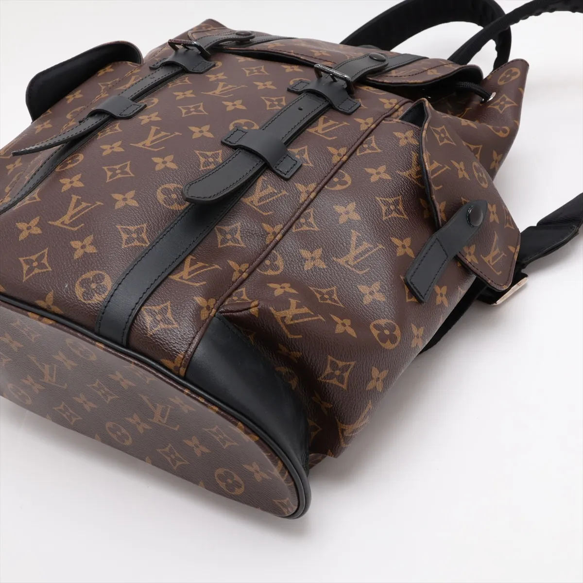 Monogram Macassar Christopher MM M43735 TR3174 Brown x Black — view 3