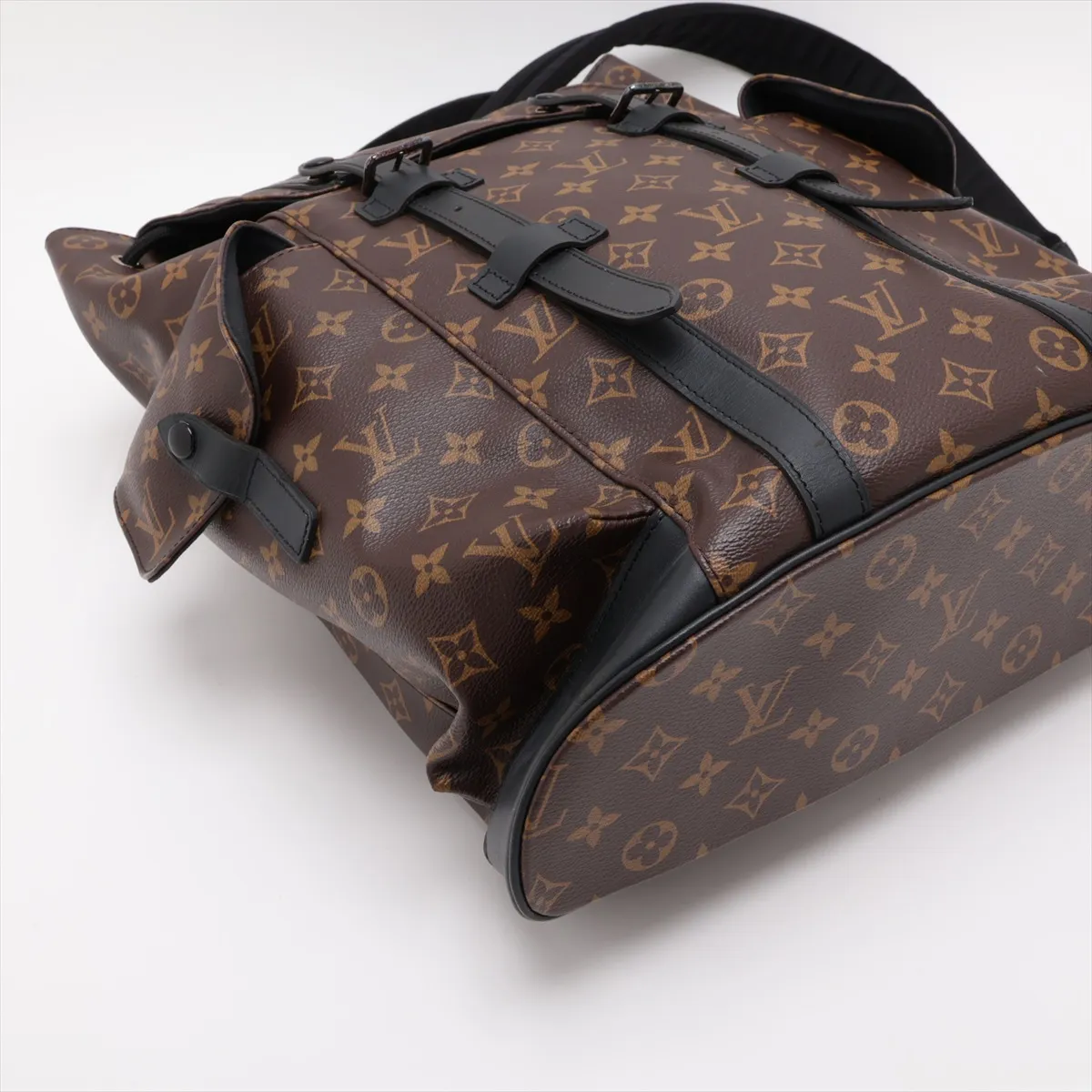 Monogram Macassar Christopher MM M43735 TR3174 Brown x Black — view 4