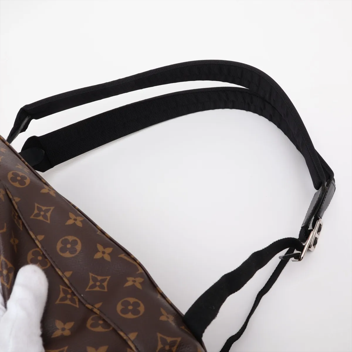 Monogram Macassar Christopher MM M43735 TR3174 Brown x Black — view 6