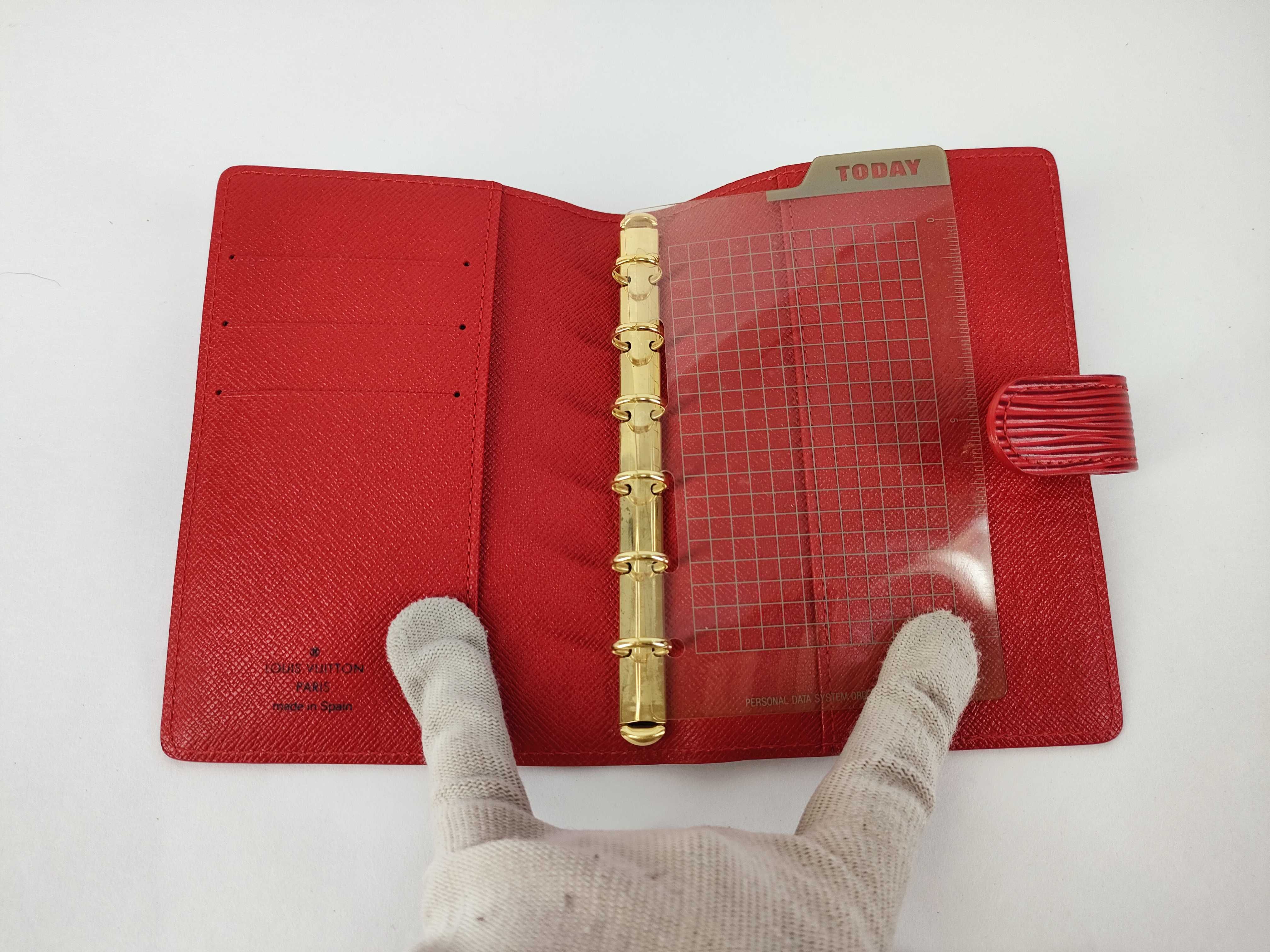 Epi Leather Agenda PM (Red) Notebook Cover — view 9