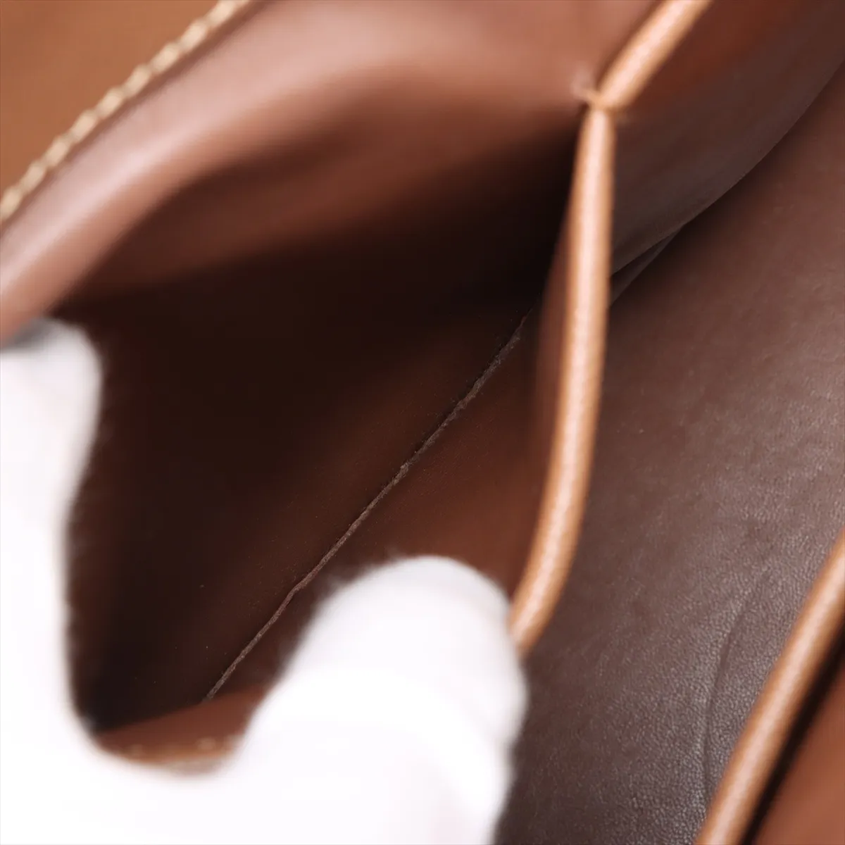 Saffiano Luxe Galleria Leather 2WAY Handbag Brown 1BA274 — view 14
