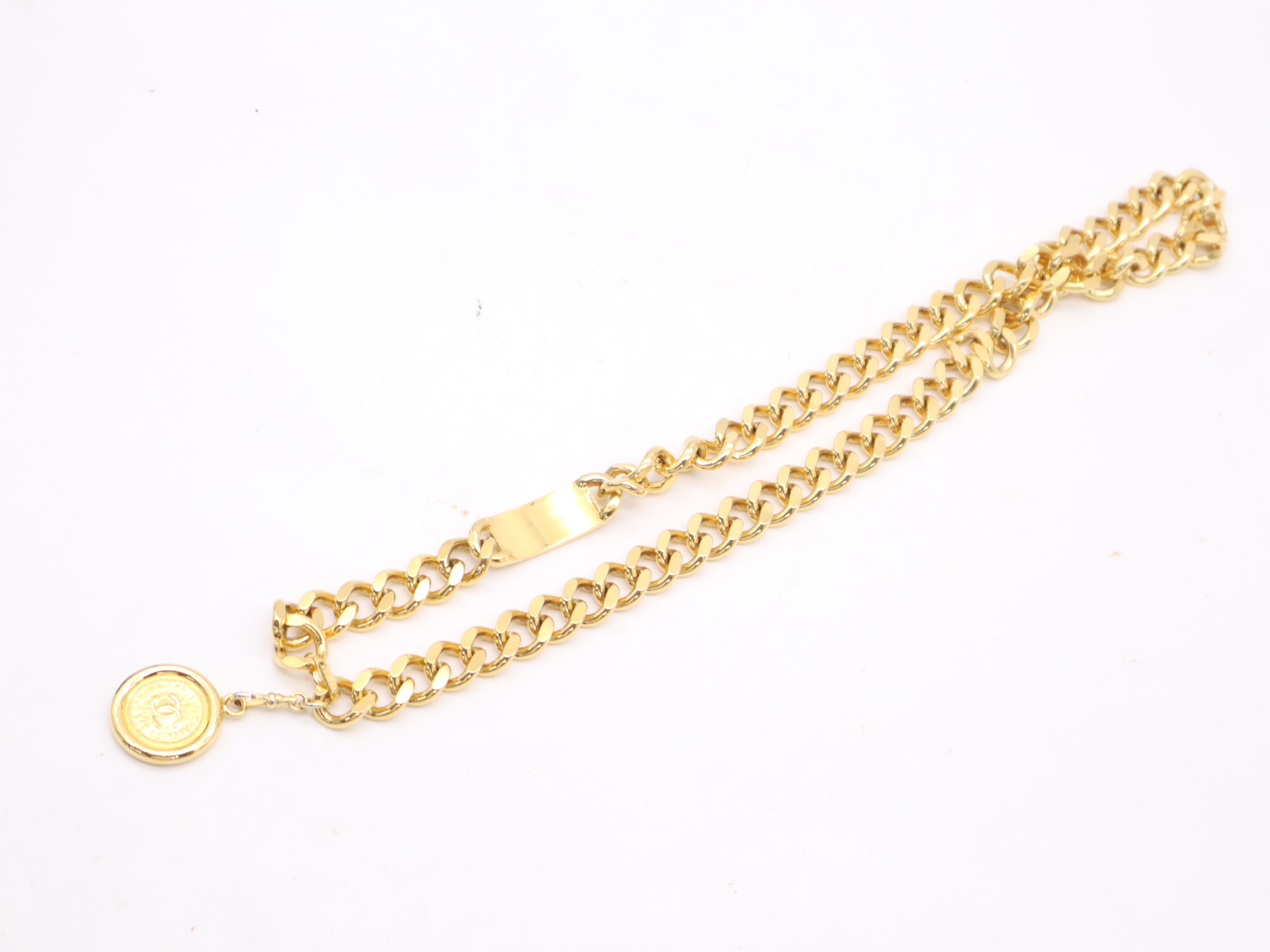 GP Vintage Gold Chain Belt with Box — view 6