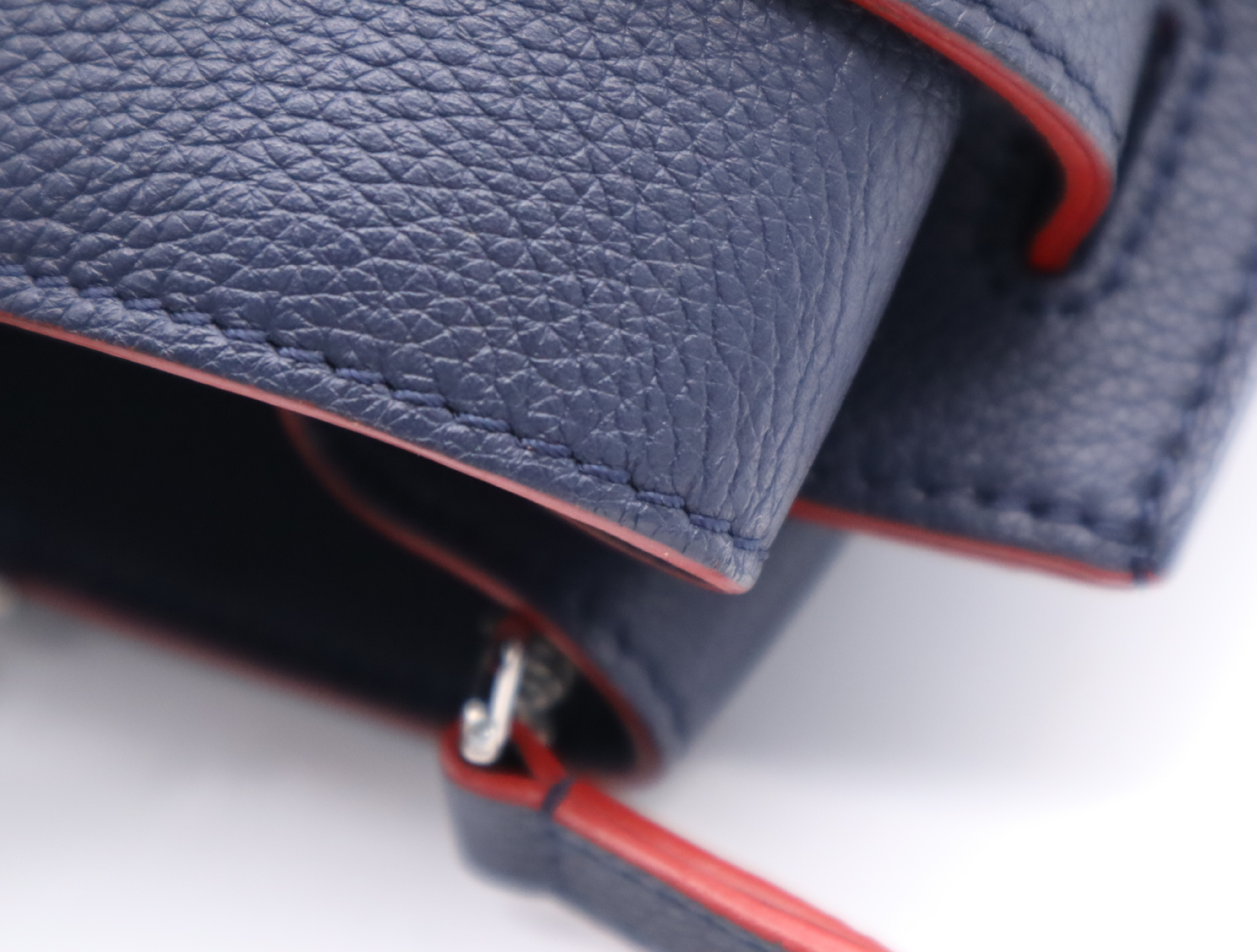M53645 Lockme Day Marine Rouge Handbag with Shoulder Strap and Clochette — view 11
