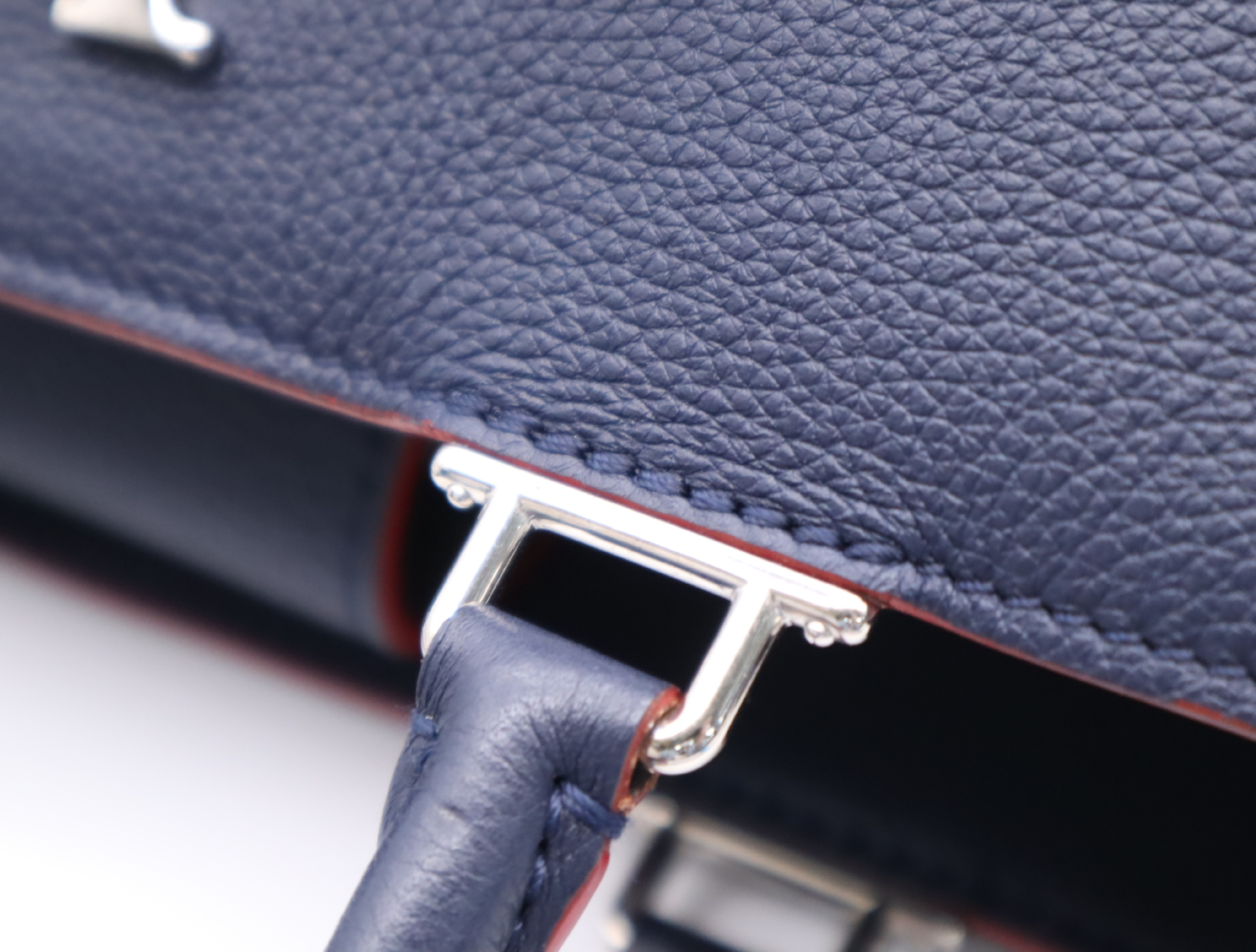 M53645 Lockme Day Marine Rouge Handbag with Shoulder Strap and Clochette — view 10