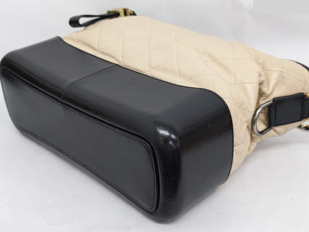 GABRIELLE MEDIUM BEIGE AGED CALFSKIN — view 4