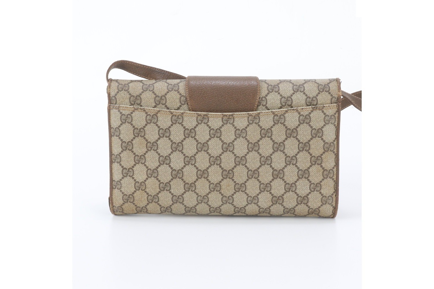 GG Supreme 904 02 050 Leather Shoulder Bag — view 3