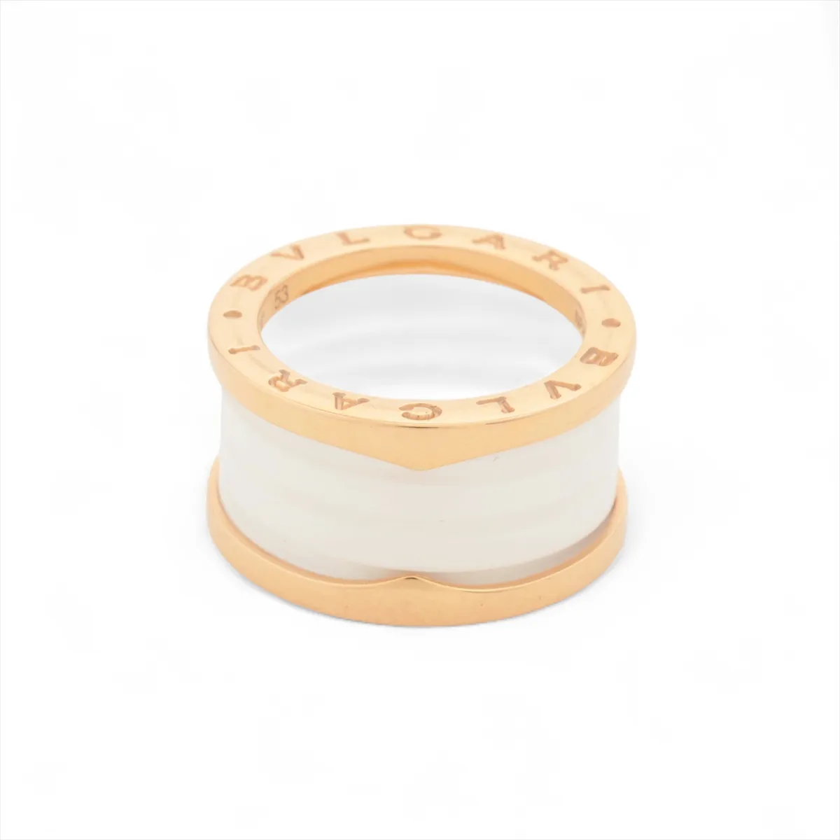 B.zero1 Ring, 750 (PG) x Ceramic, 10.2g, Size 53, NPHPCC, Dents