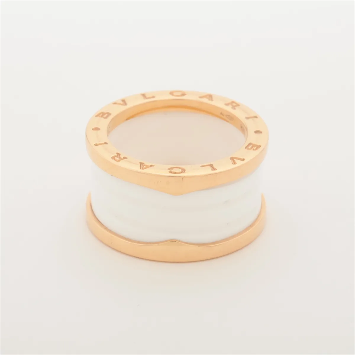 B.zero1 Ring, 750 (PG) x Ceramic, 10.2g, Size 53, NPHPCC, Dents — view 2