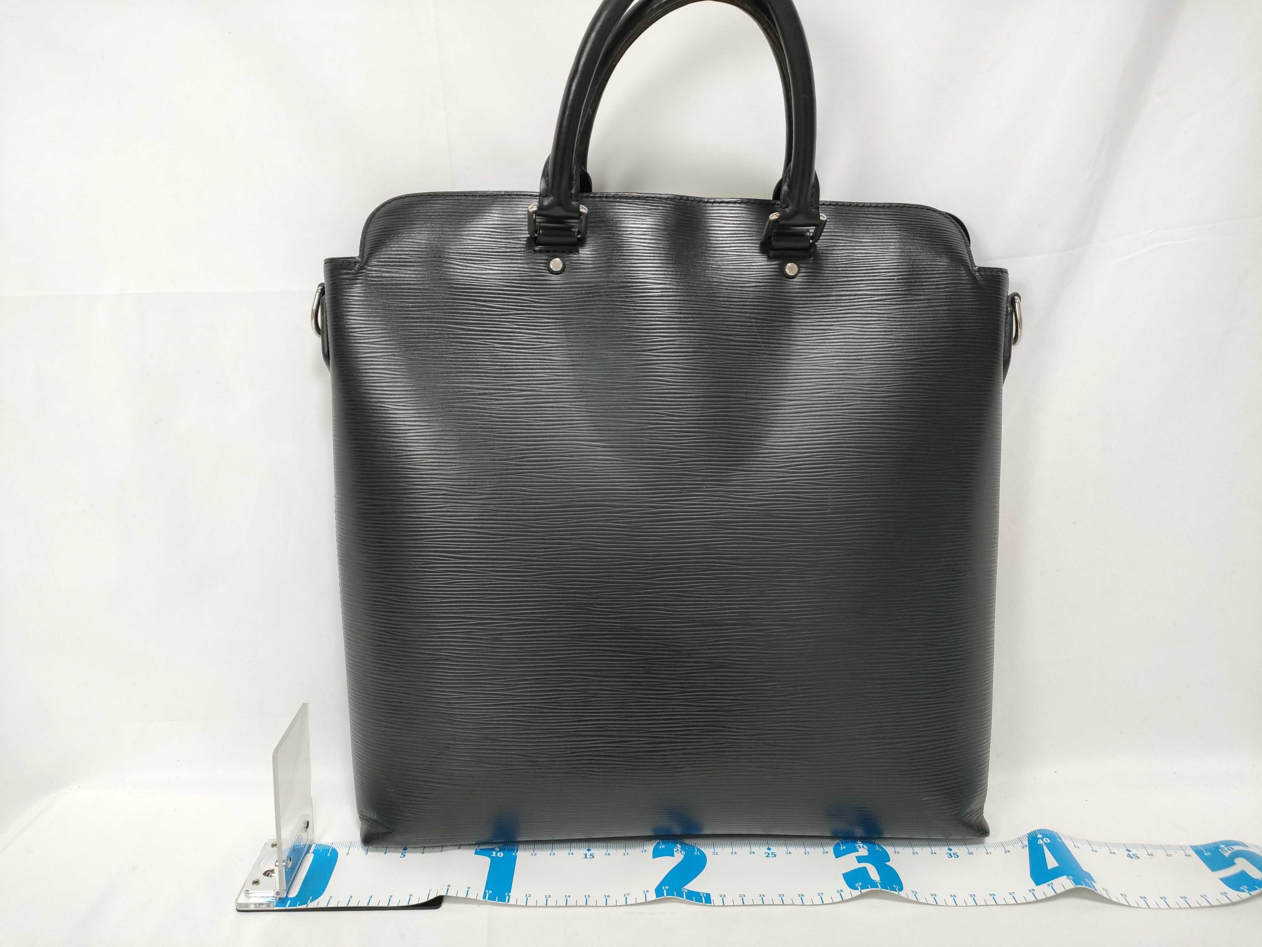 Epi Leather Brooks Noir M58847 RI2136 Handbag — view 2