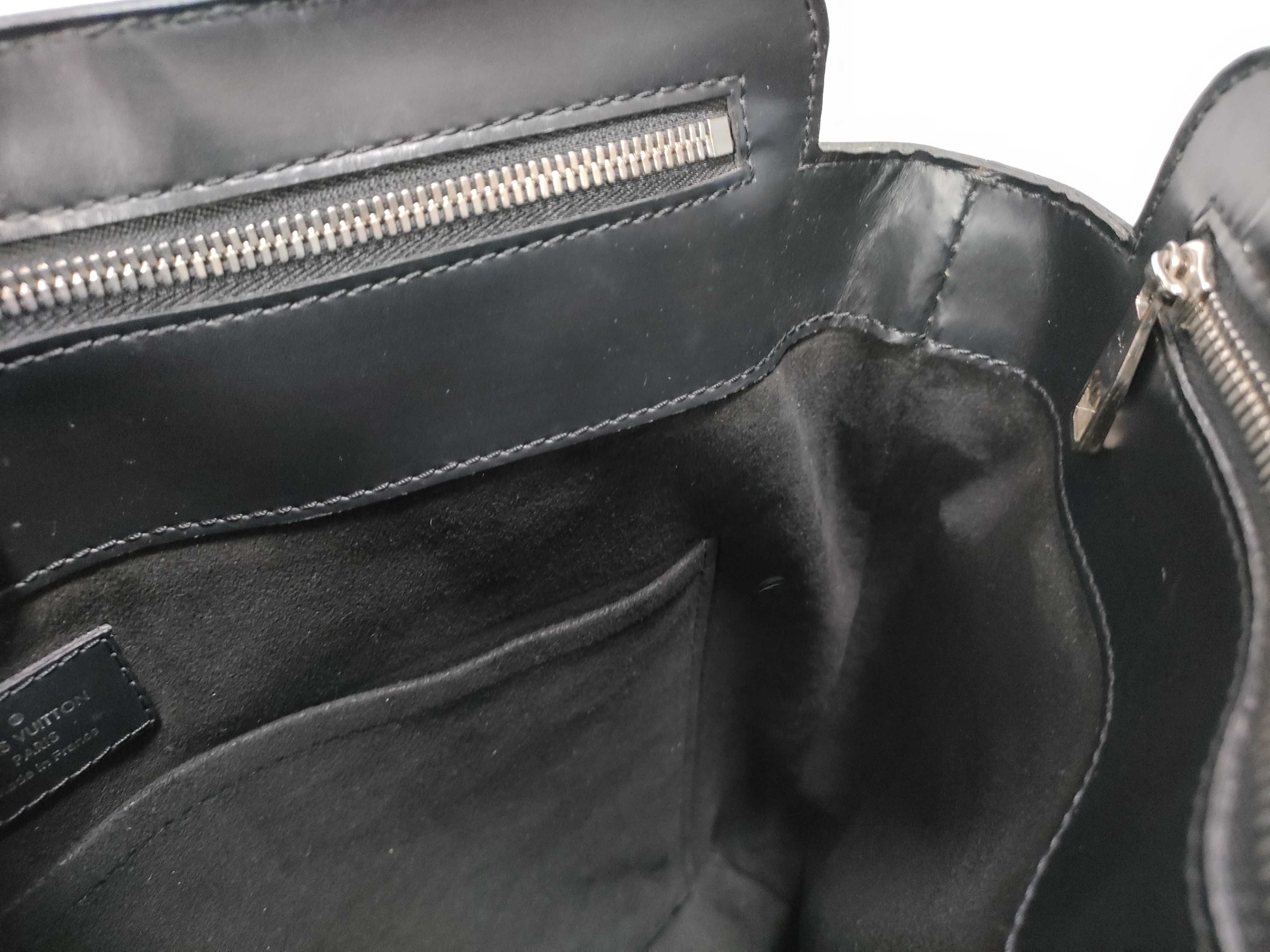 Epi Leather Brooks Noir M58847 RI2136 Handbag — view 12