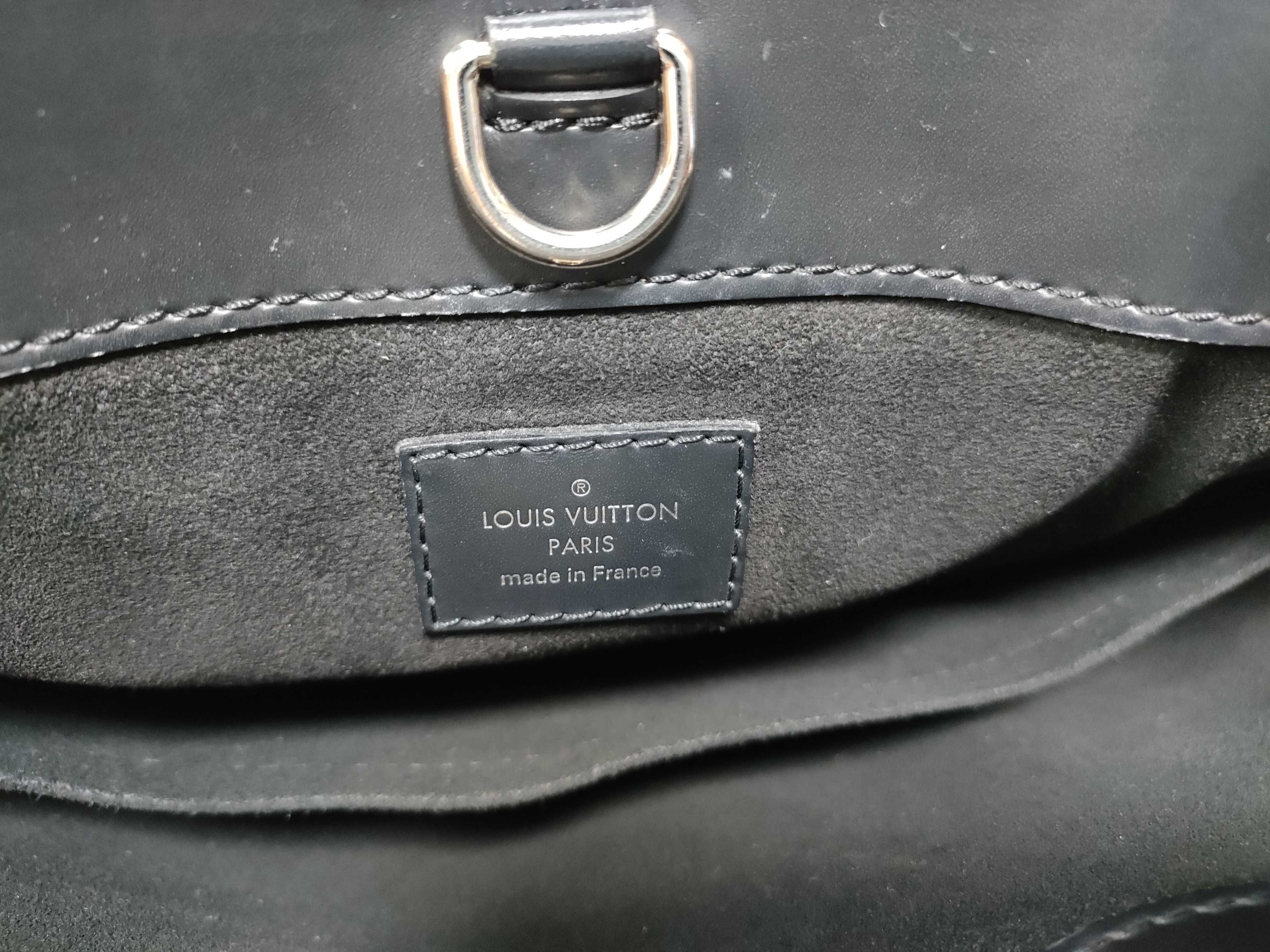 Epi Leather Brooks Noir M58847 RI2136 Handbag — view 14