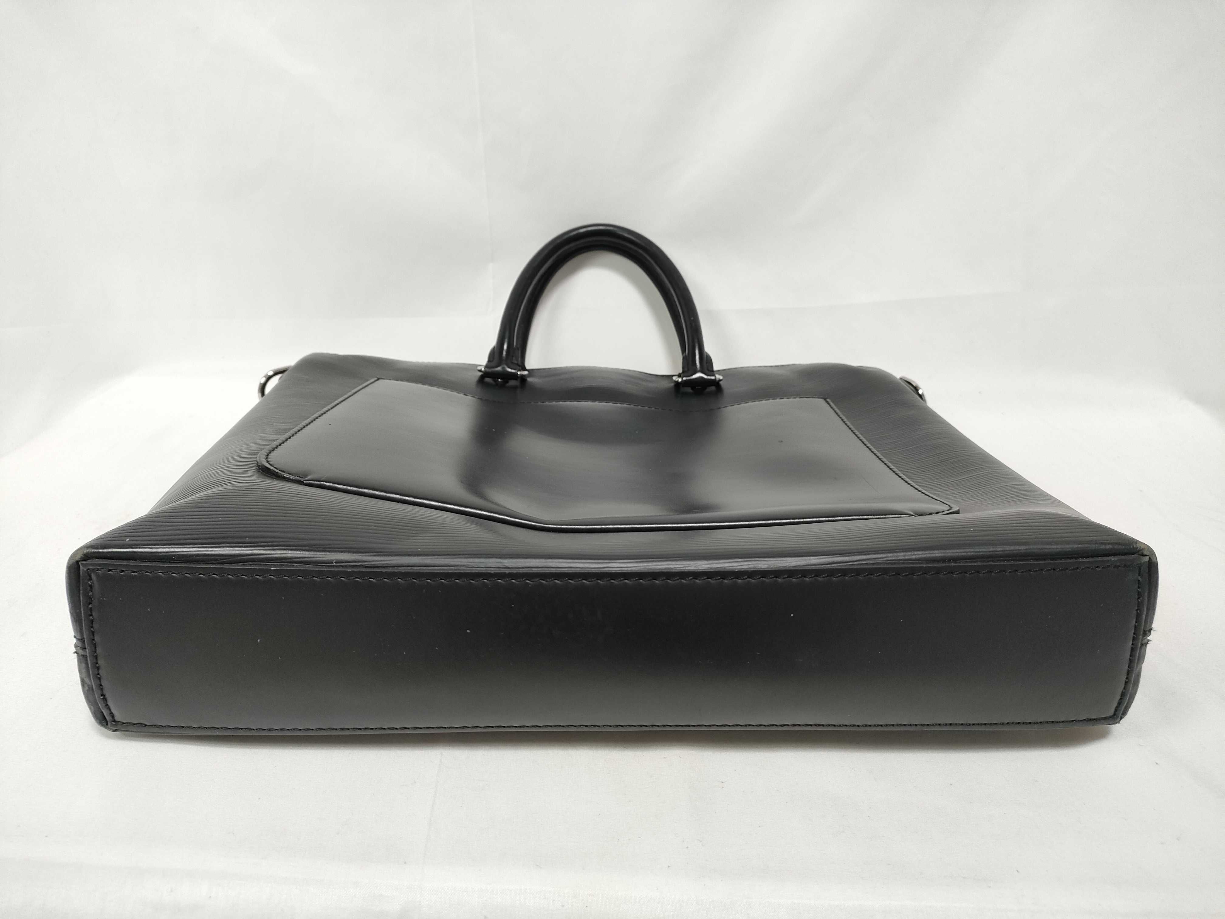 Epi Leather Brooks Noir M58847 RI2136 Handbag — view 3