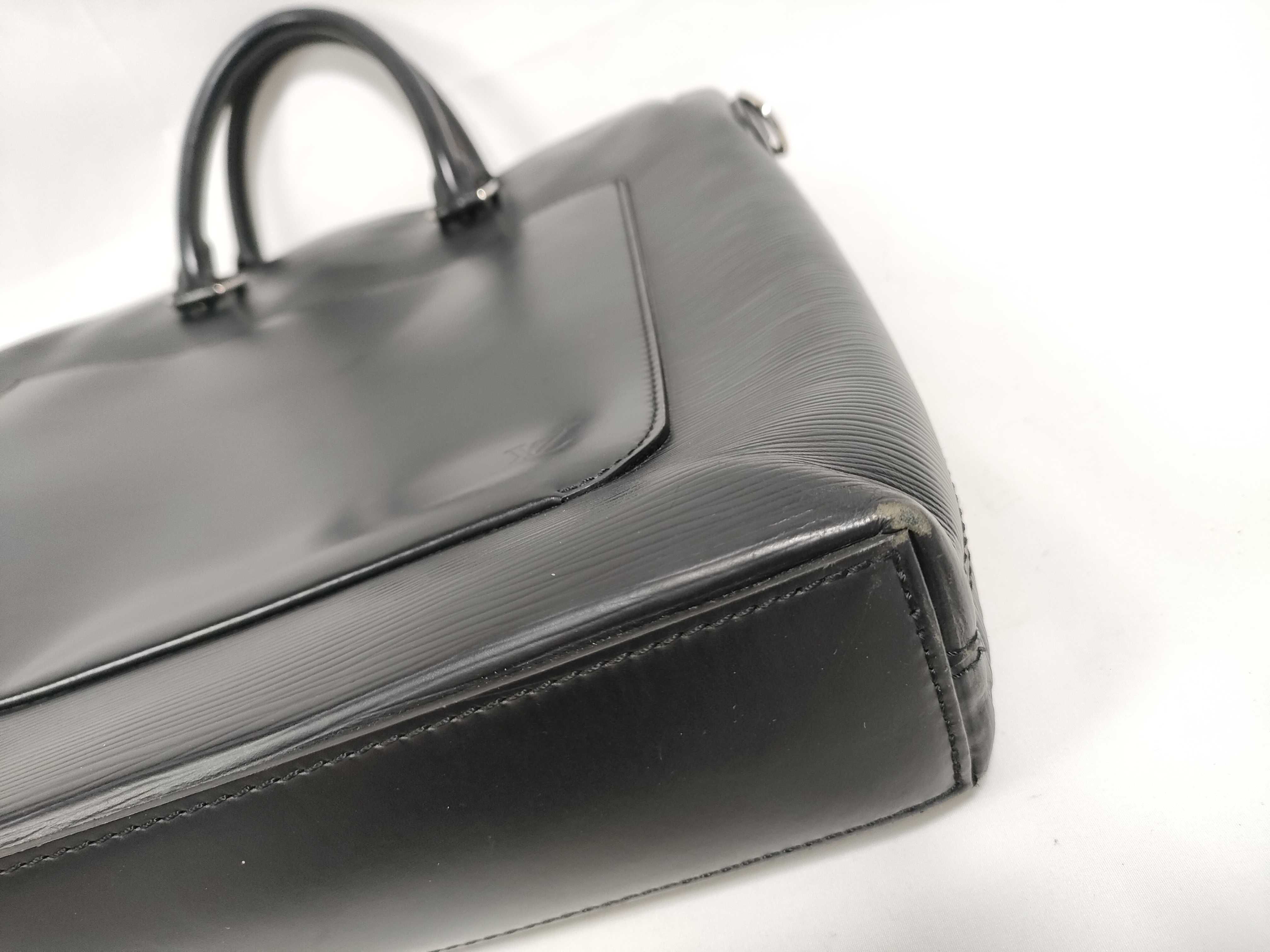Epi Leather Brooks Noir M58847 RI2136 Handbag — view 4