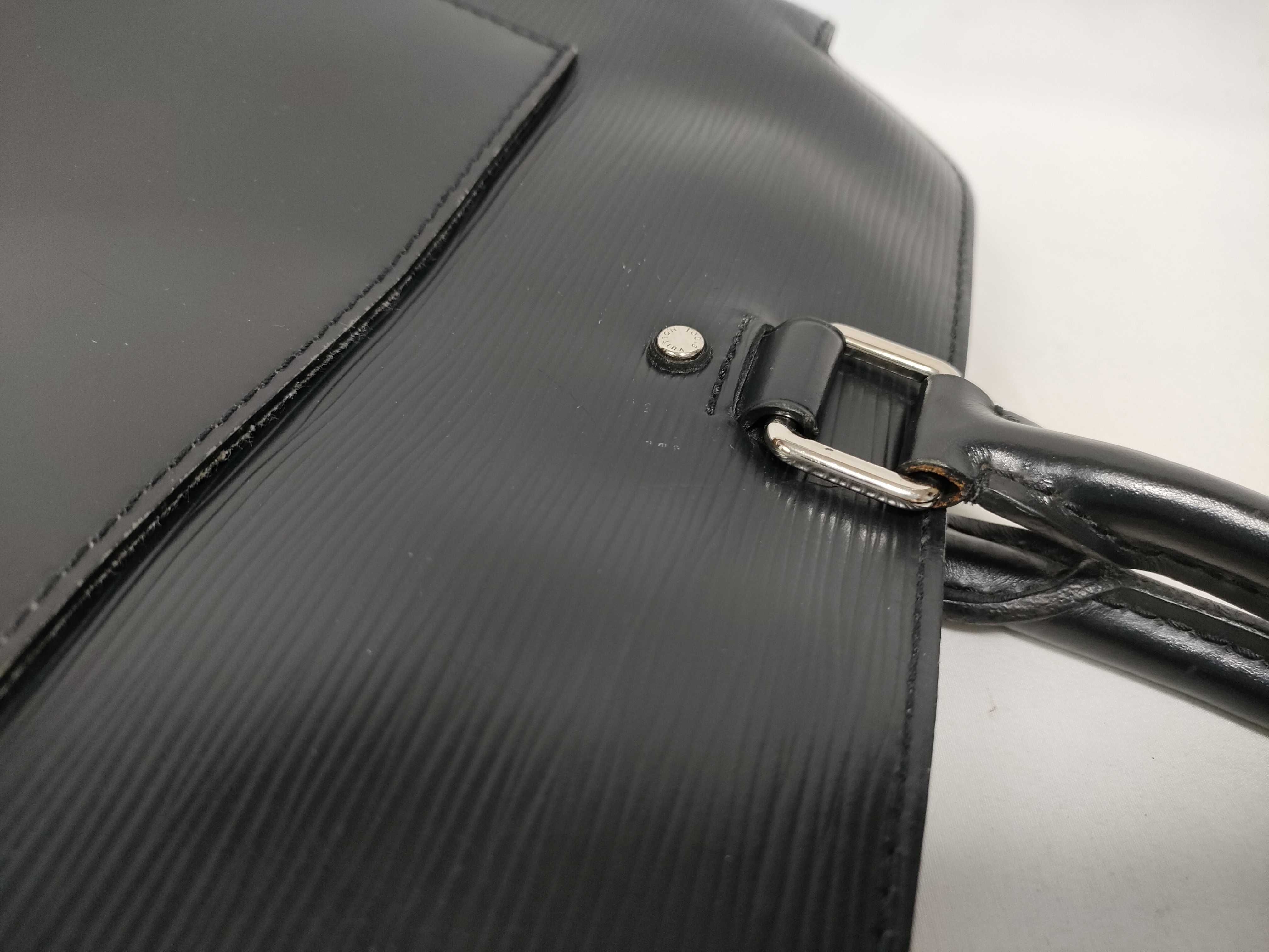 Epi Leather Brooks Noir M58847 RI2136 Handbag — view 8