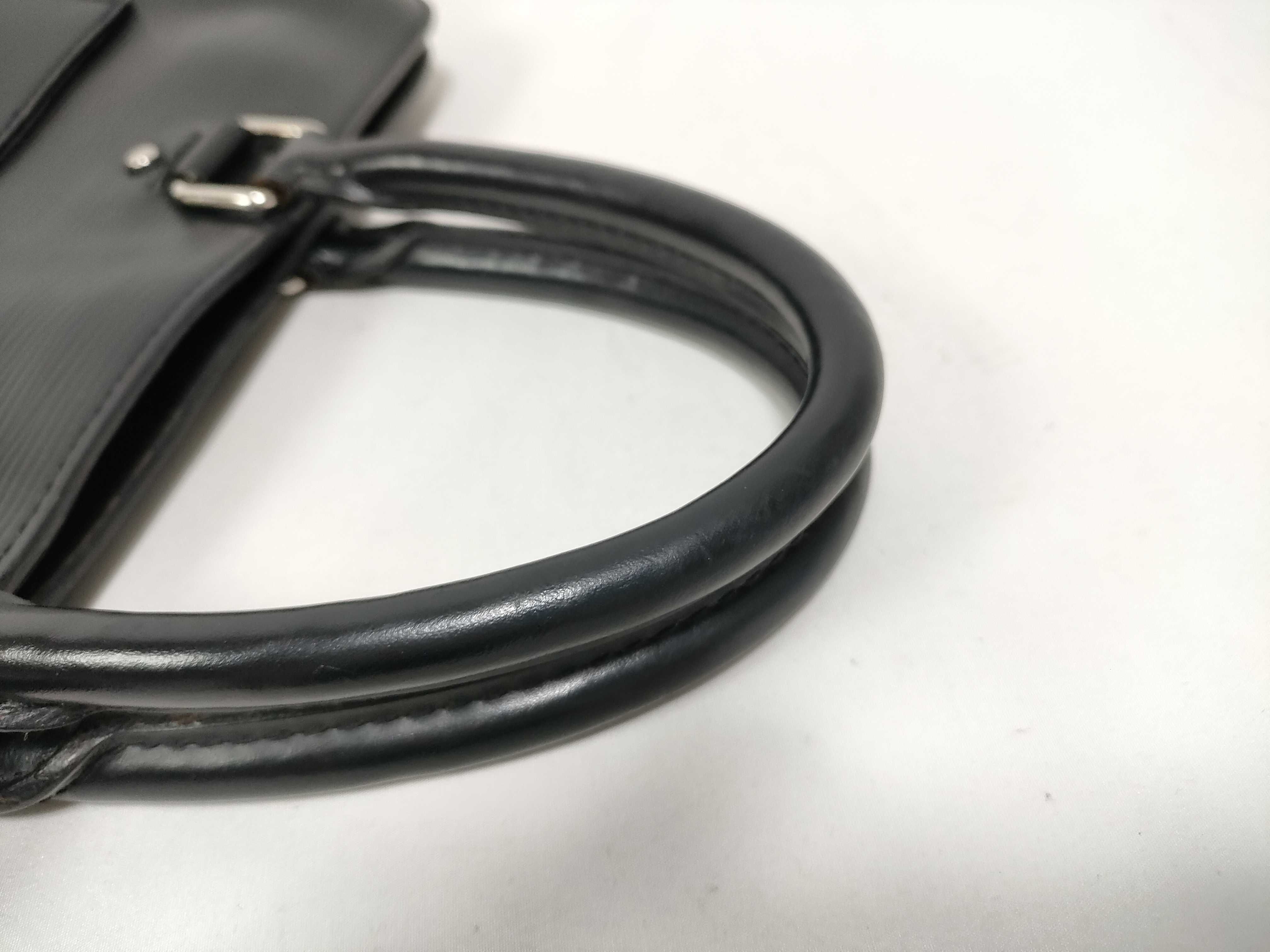 Epi Leather Brooks Noir M58847 RI2136 Handbag — view 9