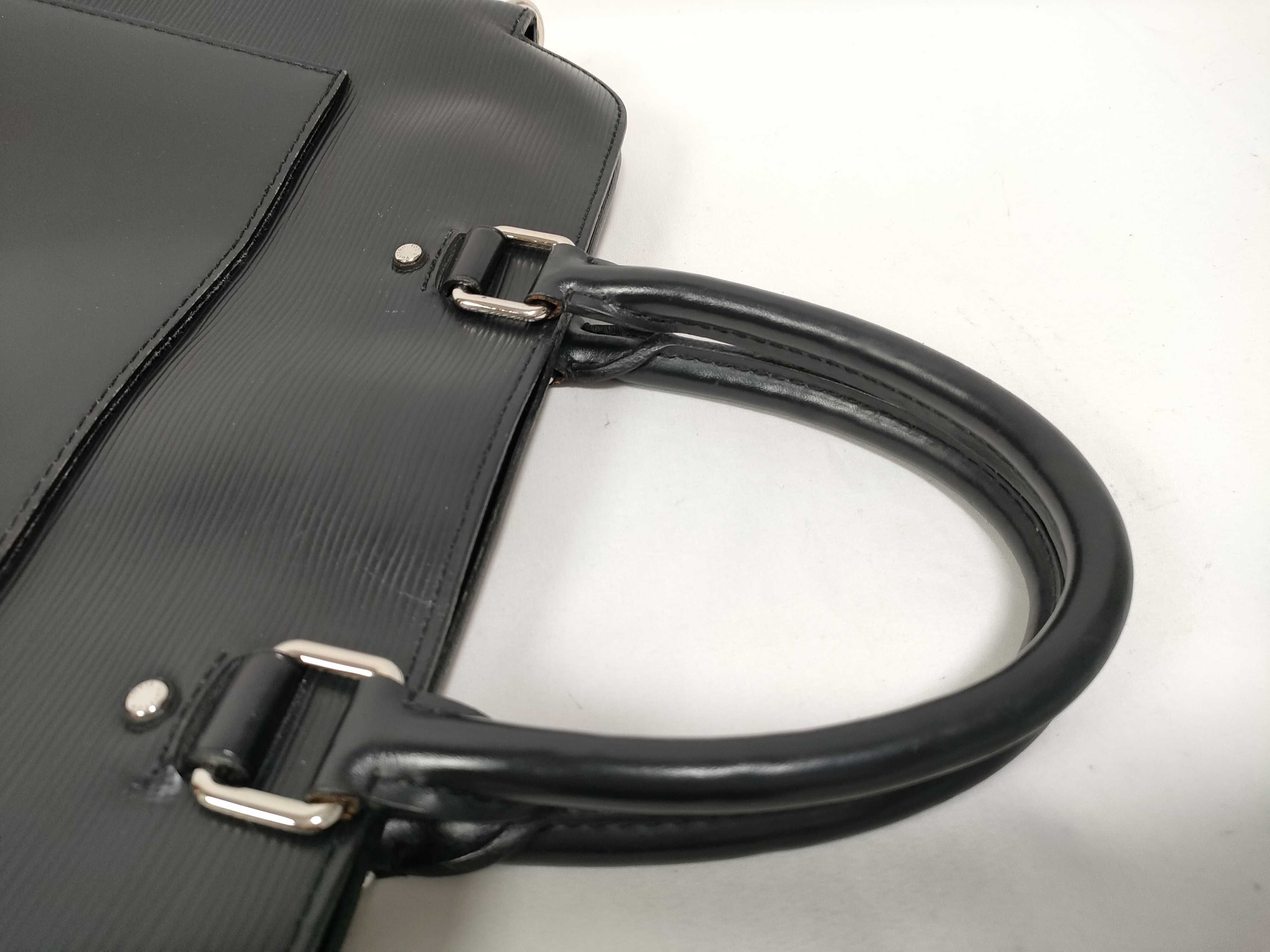 Epi Leather Brooks Noir M58847 RI2136 Handbag — view 10