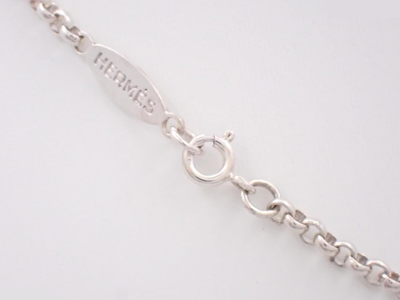 Roll chain necklace, Ag925/10.8g, total length approximately 40cm — view 2