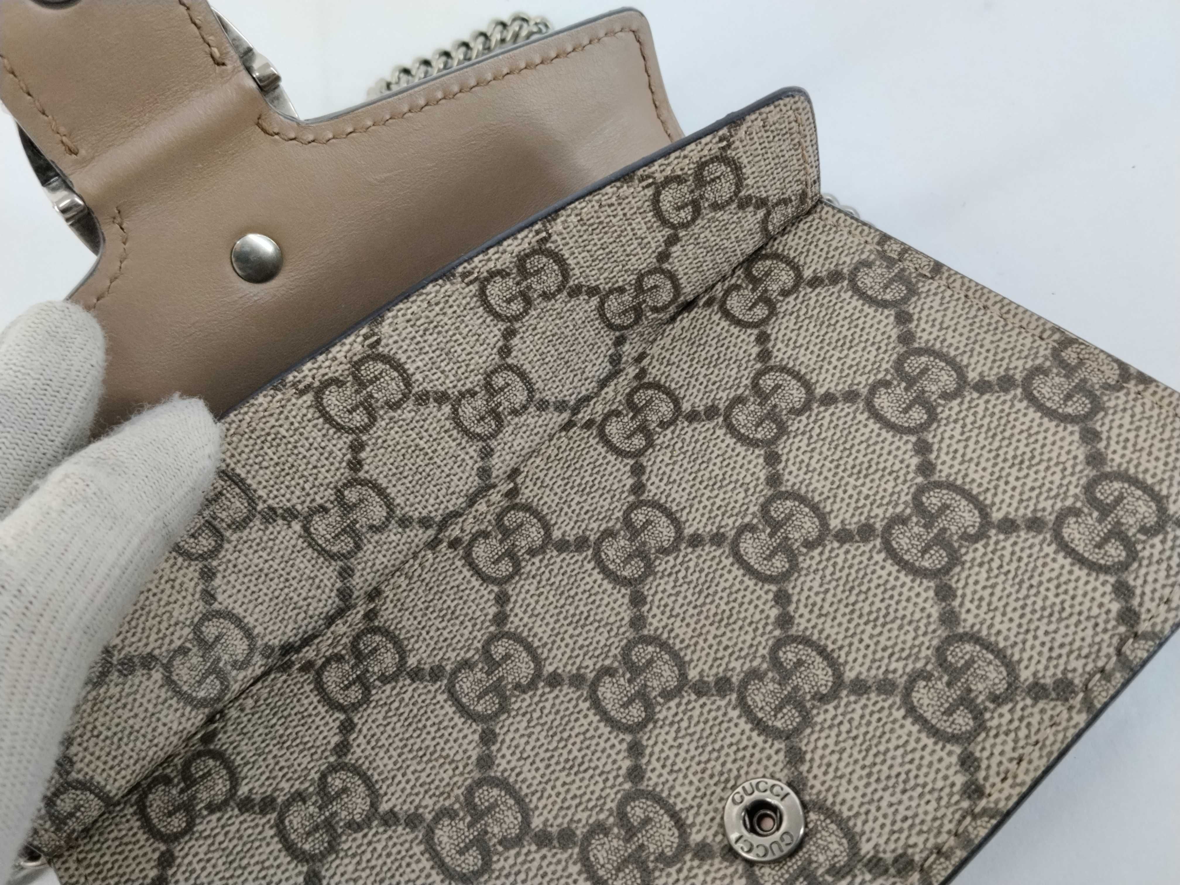 GG Canvas Gucci Dionysus Chain Shoulder Bag — view 13