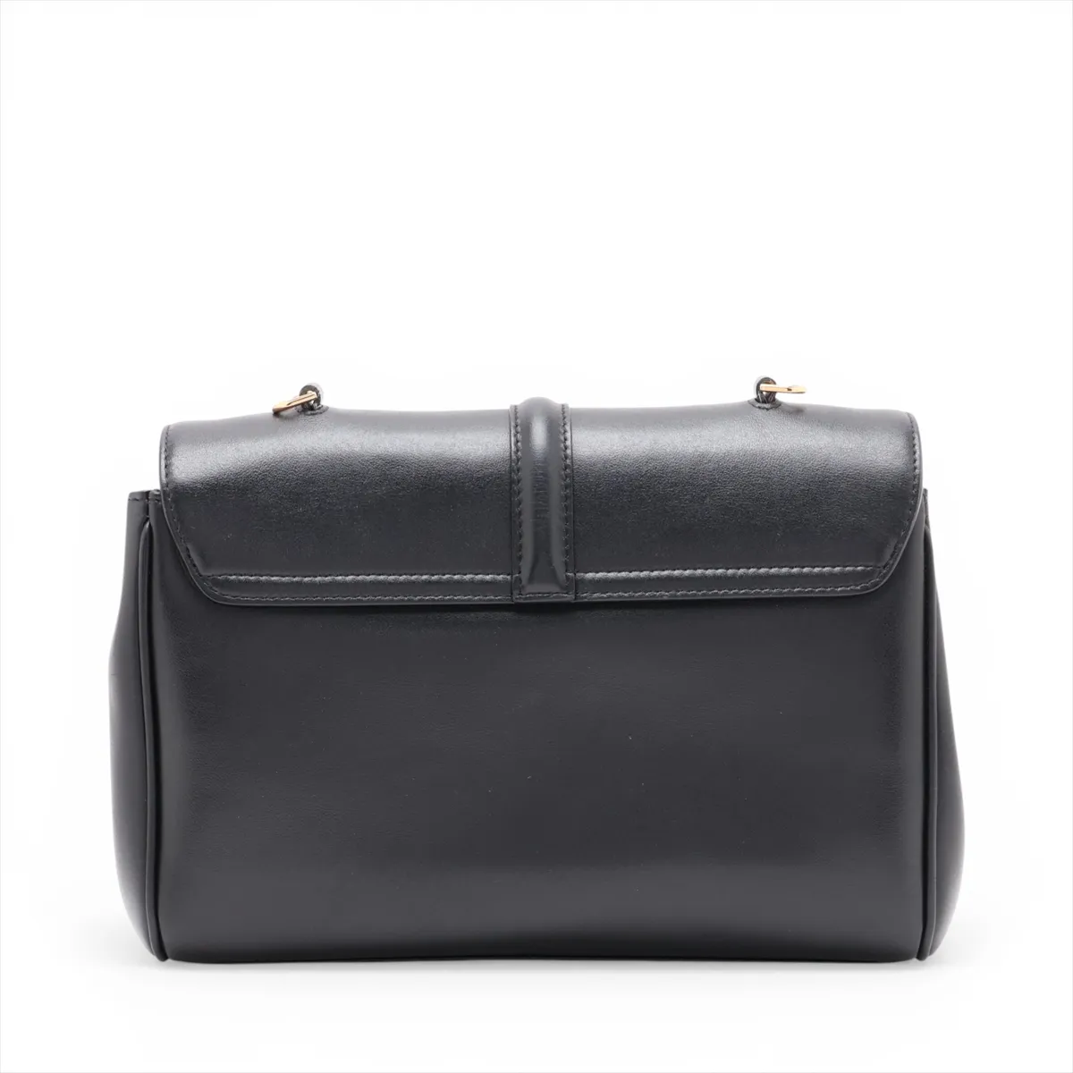 16th Anniversary Small Leather Shoulder Bag, Black — view 2
