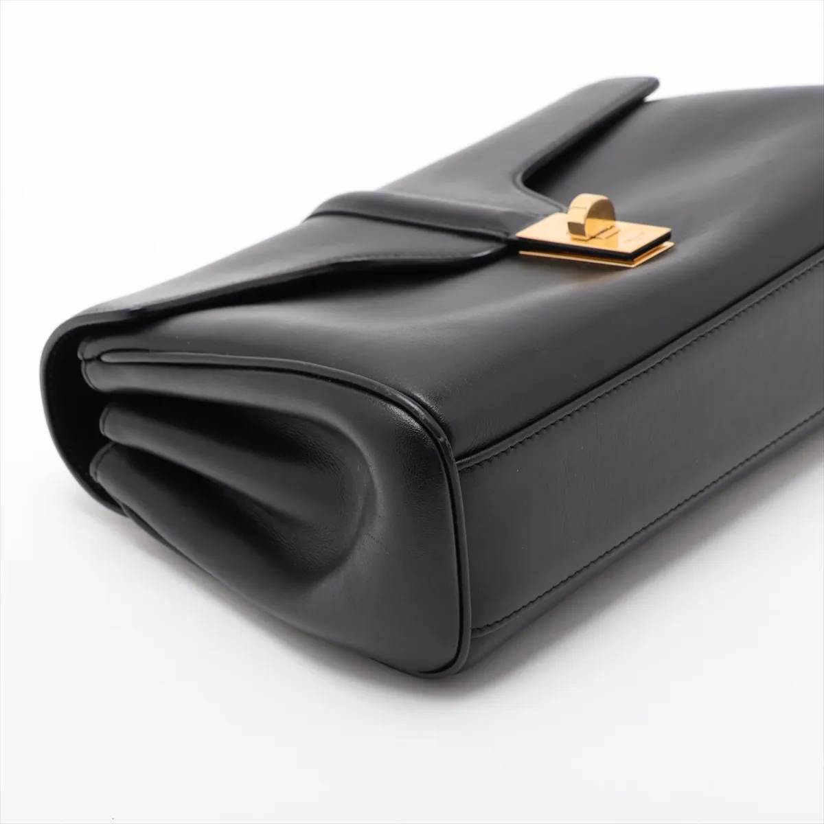 16th Anniversary Small Leather Shoulder Bag, Black — view 4