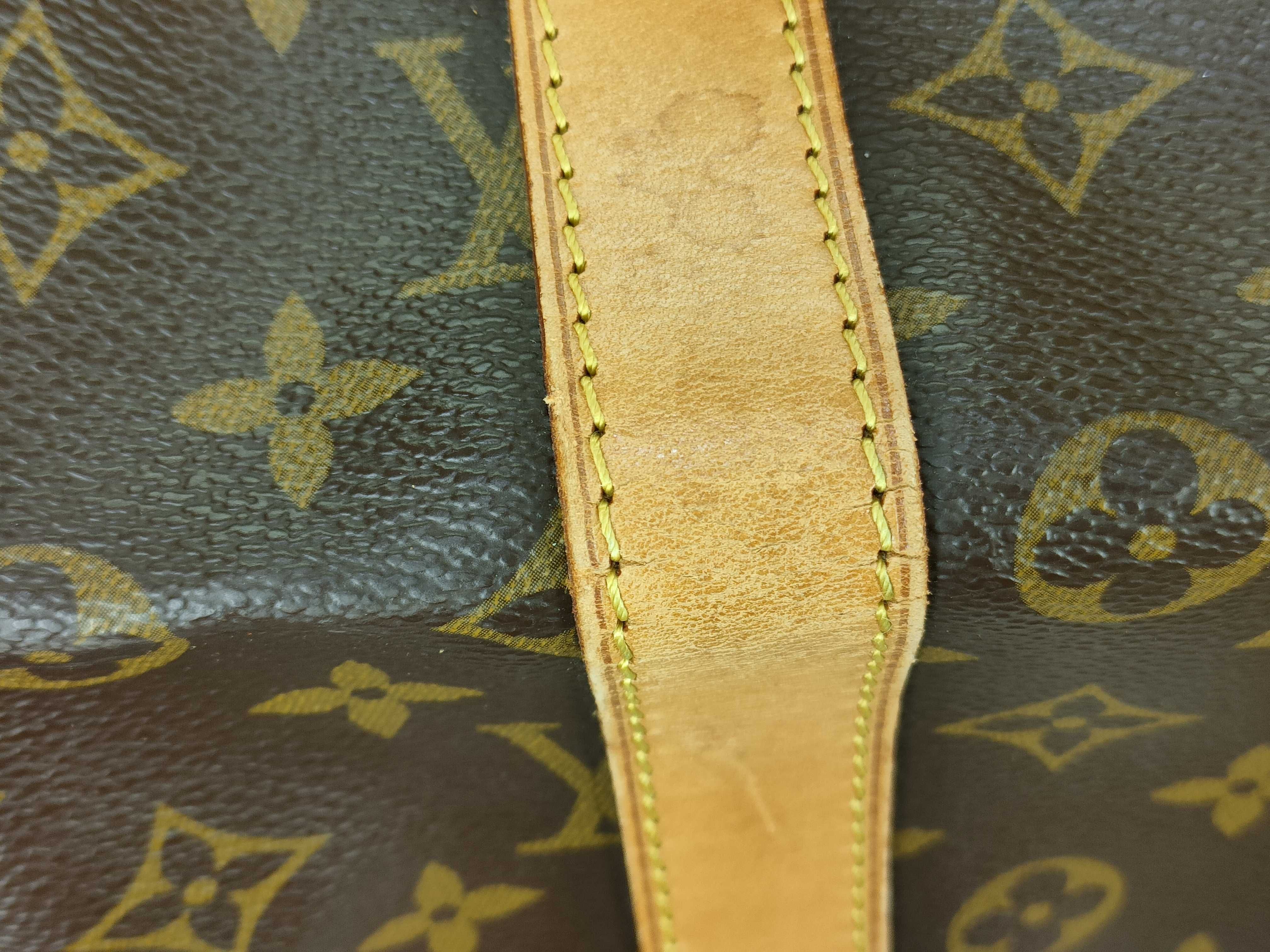 Monogram Keepall Bandoulière 55 M41414 TH0974 Brown Boston Bag — view 15