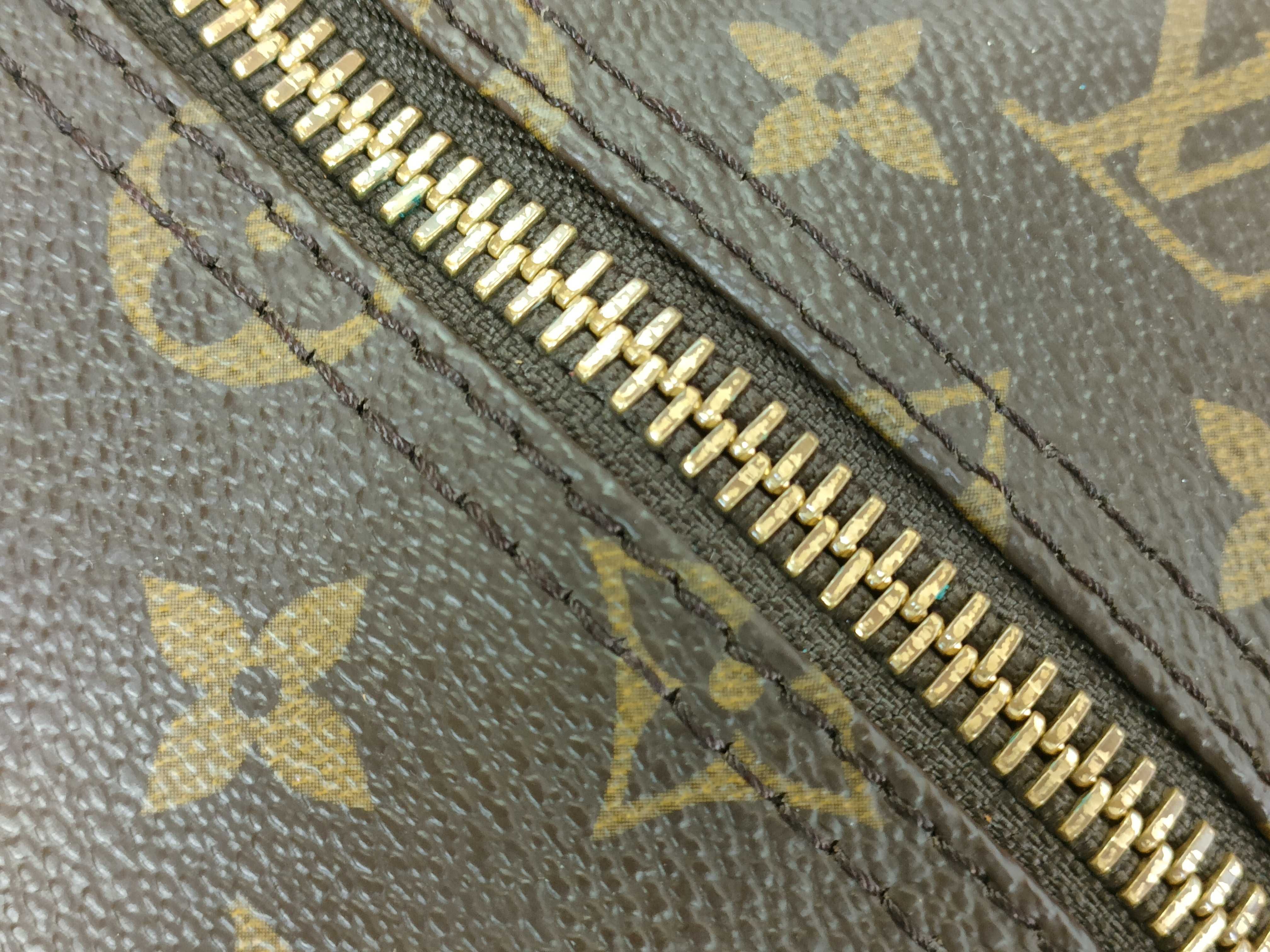 Monogram Keepall Bandoulière 55 M41414 TH0974 Brown Boston Bag — view 7