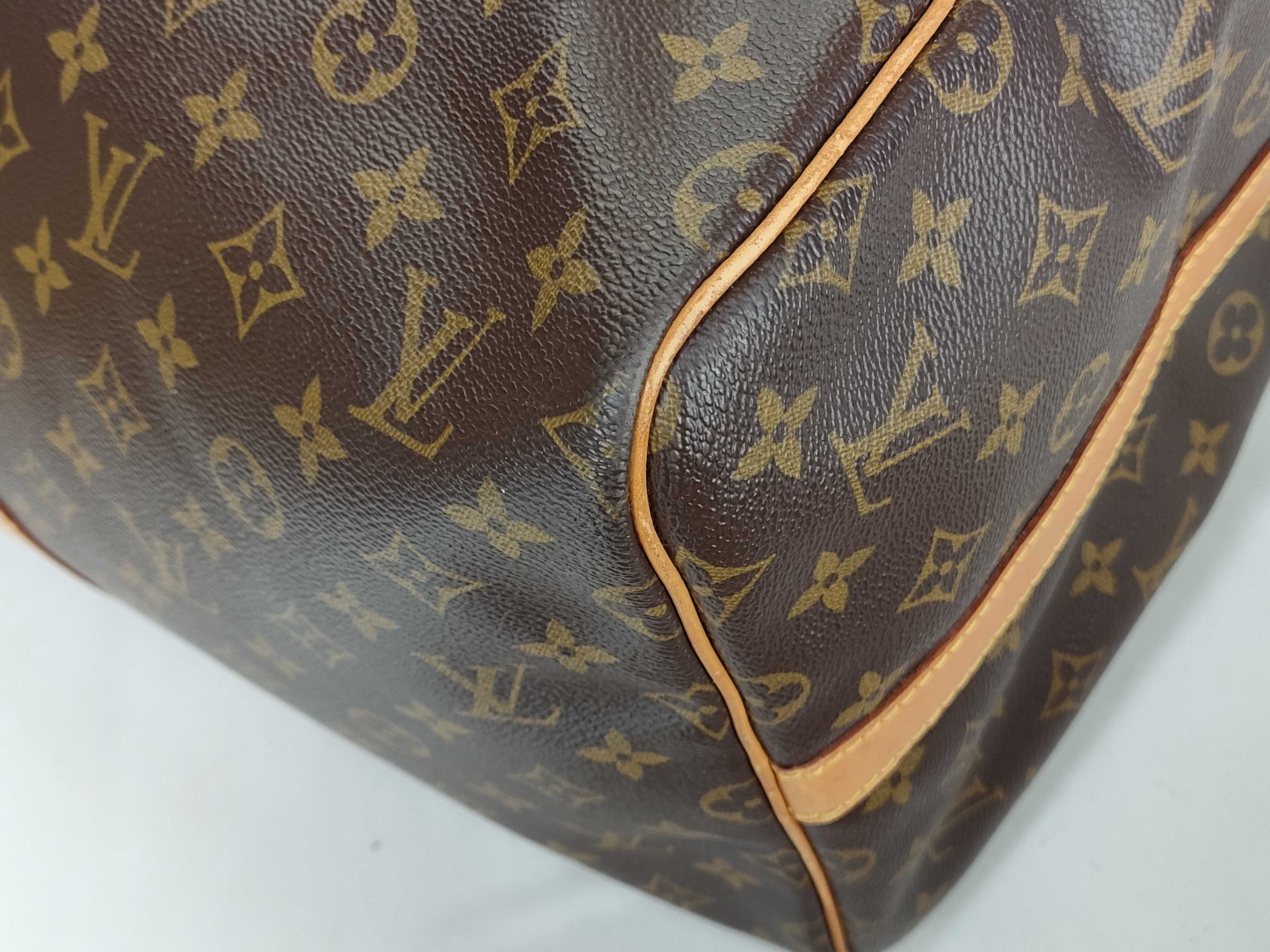 Monogram Keepall Bandoulière 55 M41414 TH0974 Brown Boston Bag — view 8