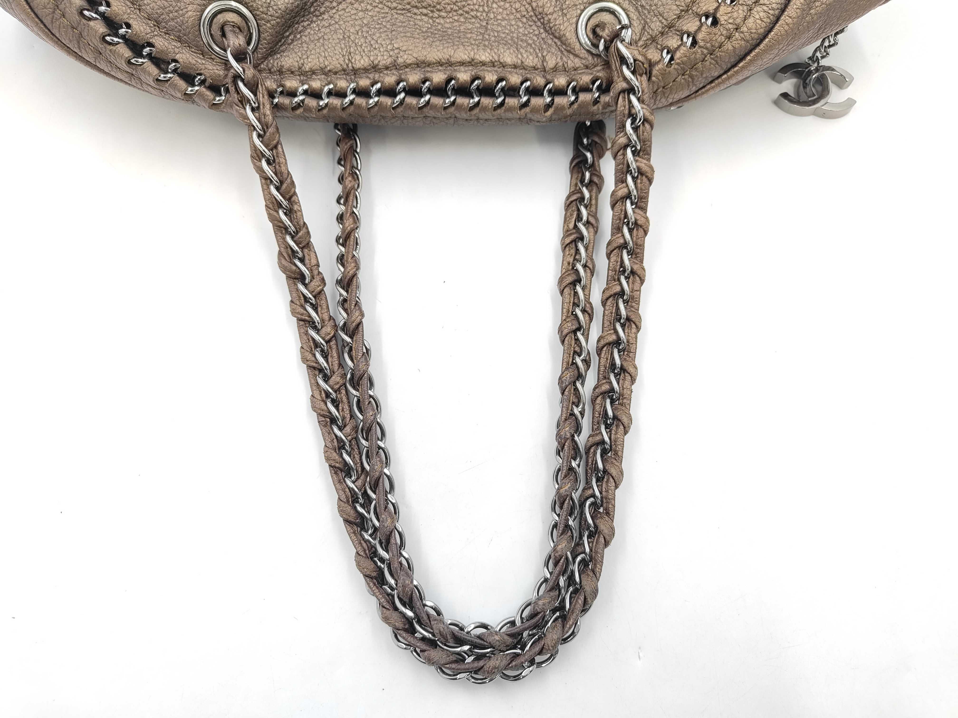 BAG LAMBSKIN LUXURY CHAIN ​​SHOULDER BOSTON Handbag — view 5