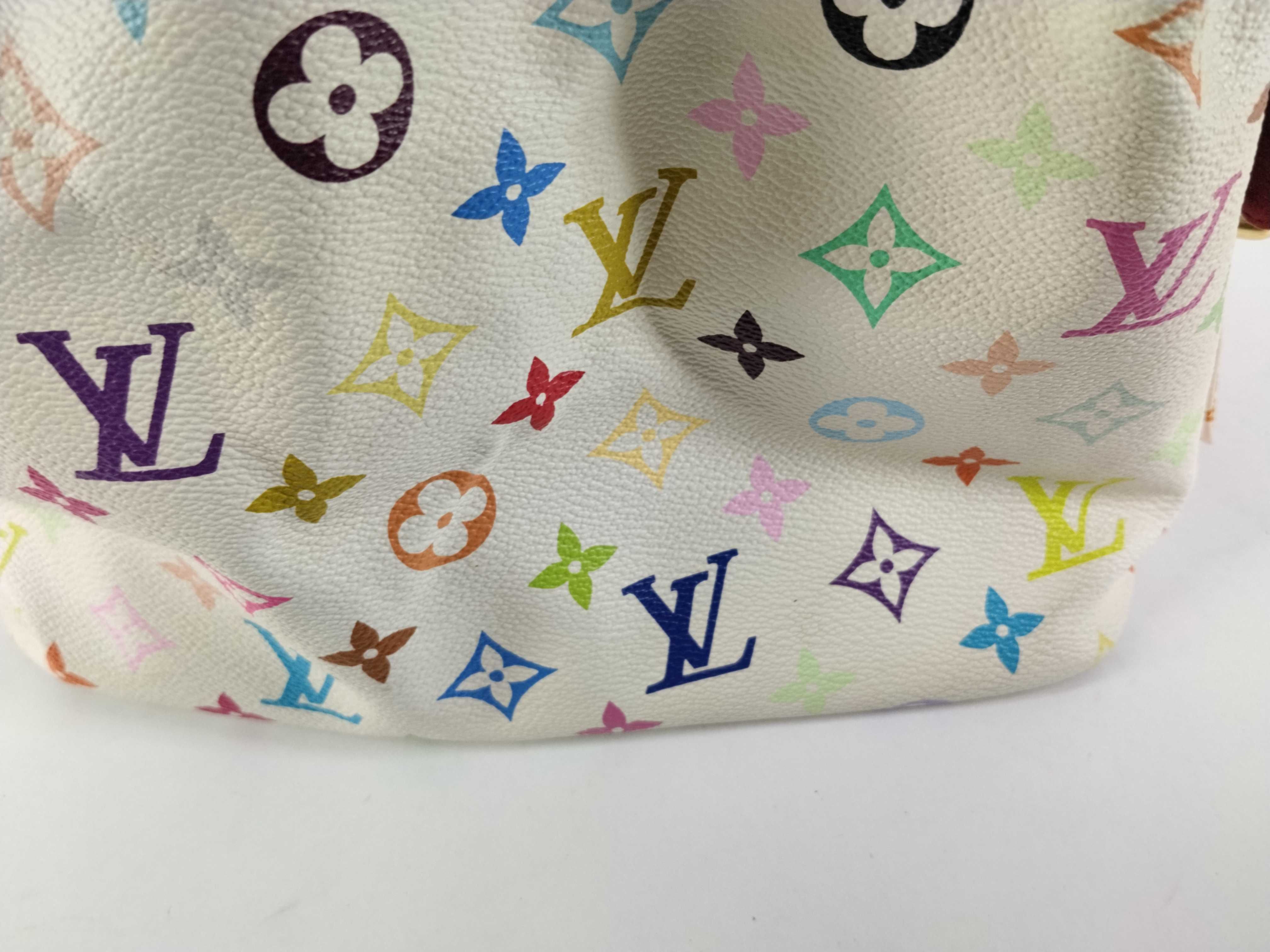 Monogram Multicolor Petit Noé Blanc Shoulder Bag — view 13