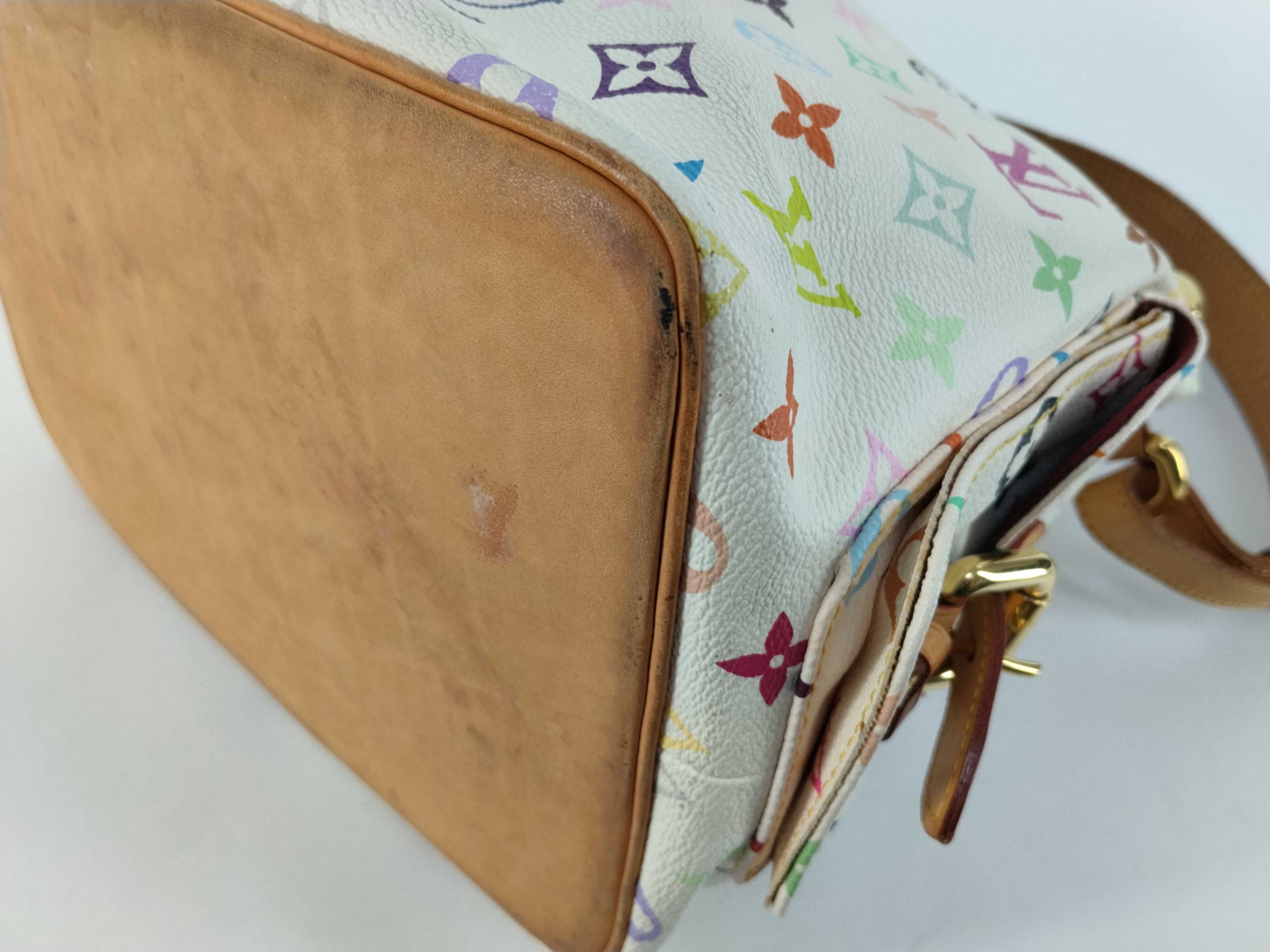 Monogram Multicolor Petit Noé Blanc Shoulder Bag — view 6