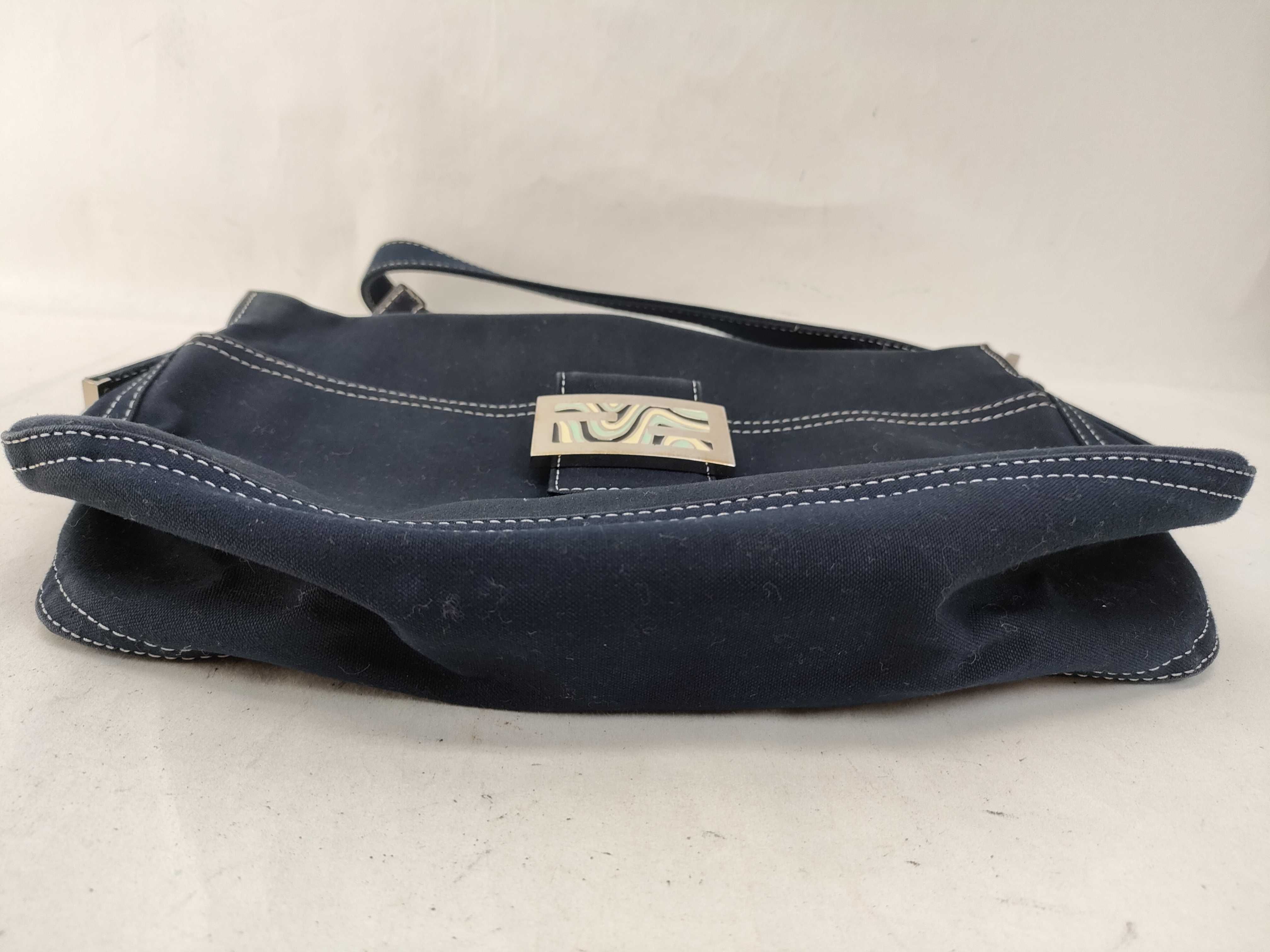 denim handbag, blue shoulder bag — view 6