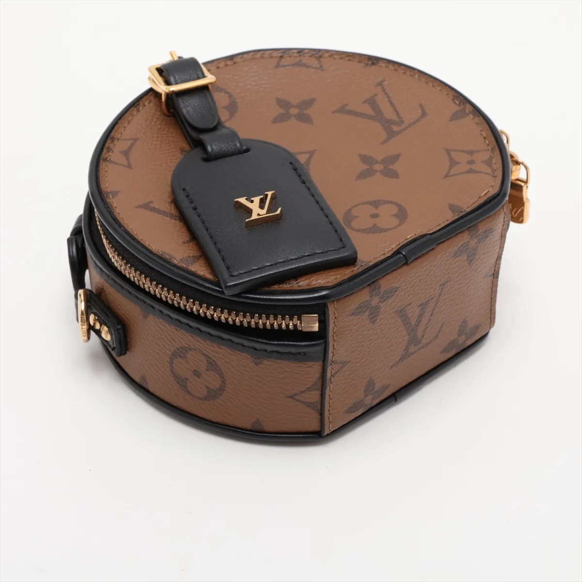 Monogram Reverse Mini Boite Chapeau M68276 Brown (RFID detected) — view 4