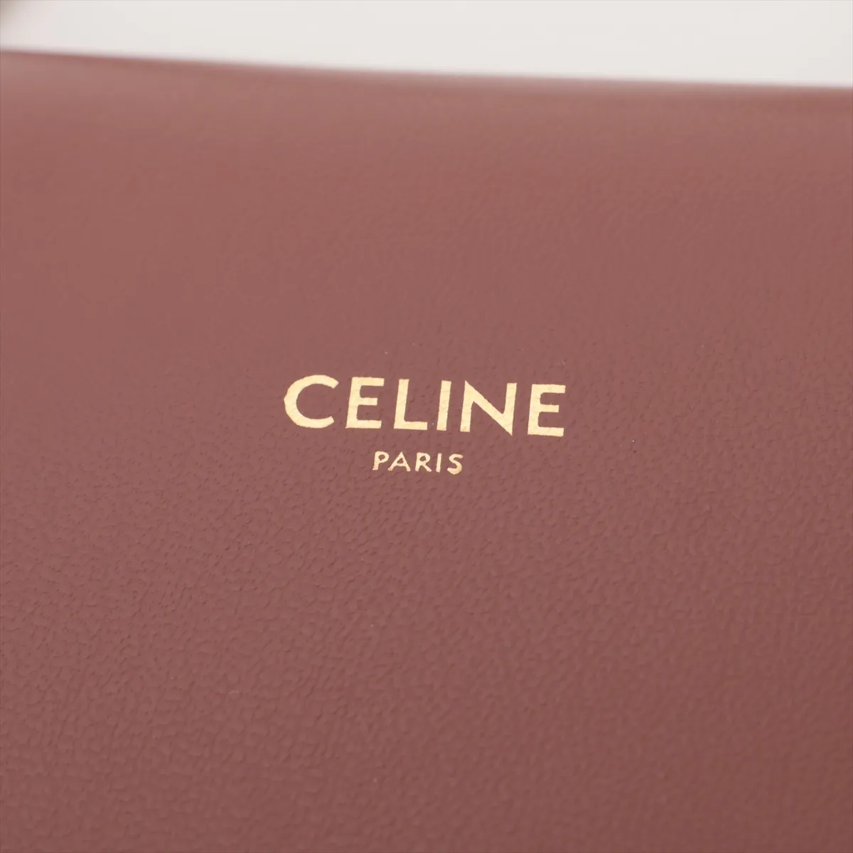 Logo Leather Pouch Brown — view 5