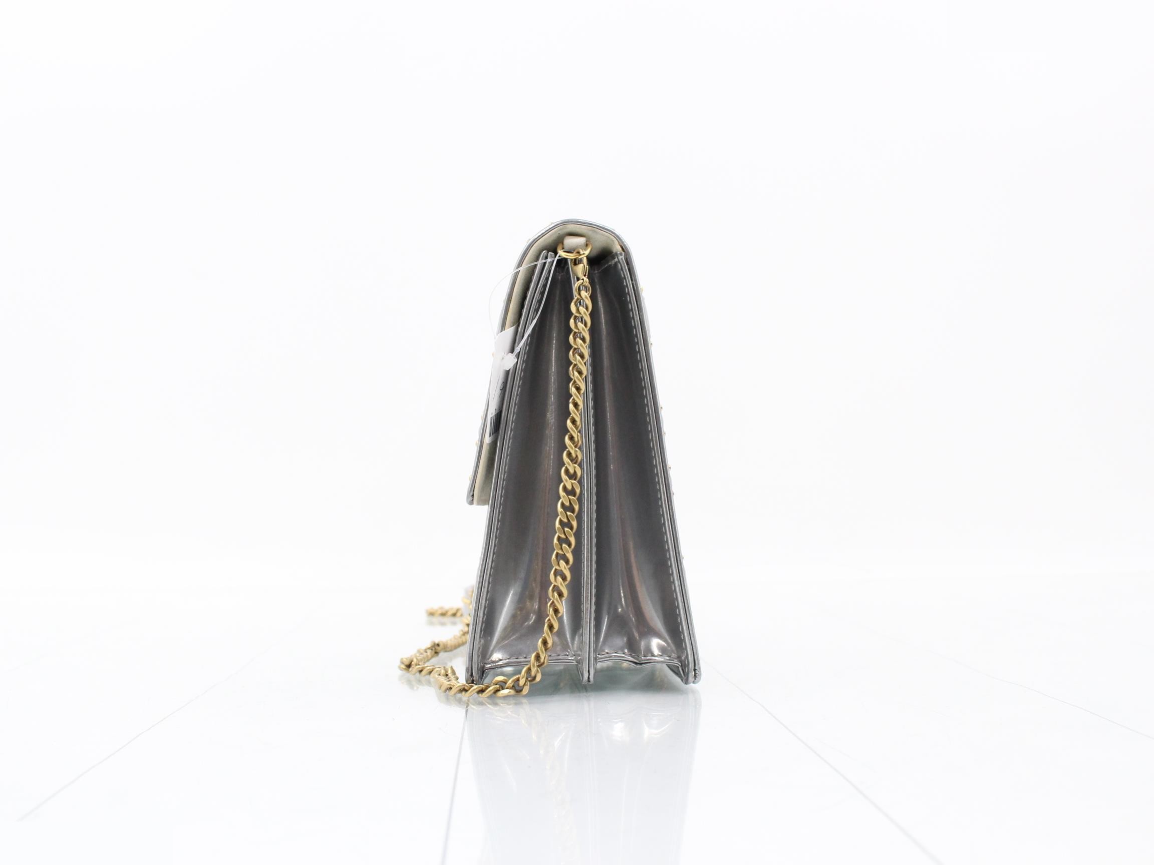 Other lines: Bags & Shoulder Bags - Diorama Patent Leather Silver — view 3