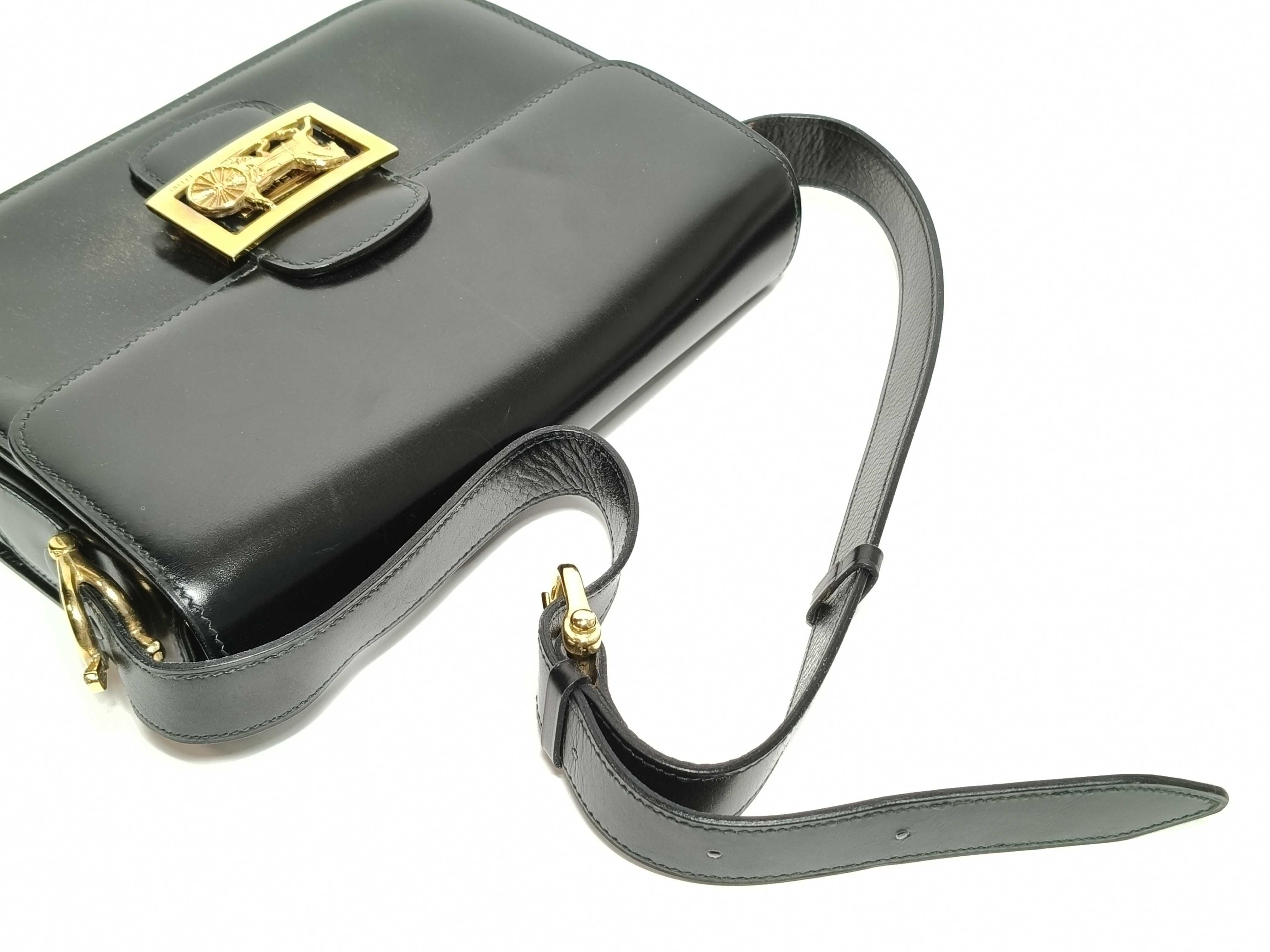 Shoulder Bag with Carriage Hardware — view 3