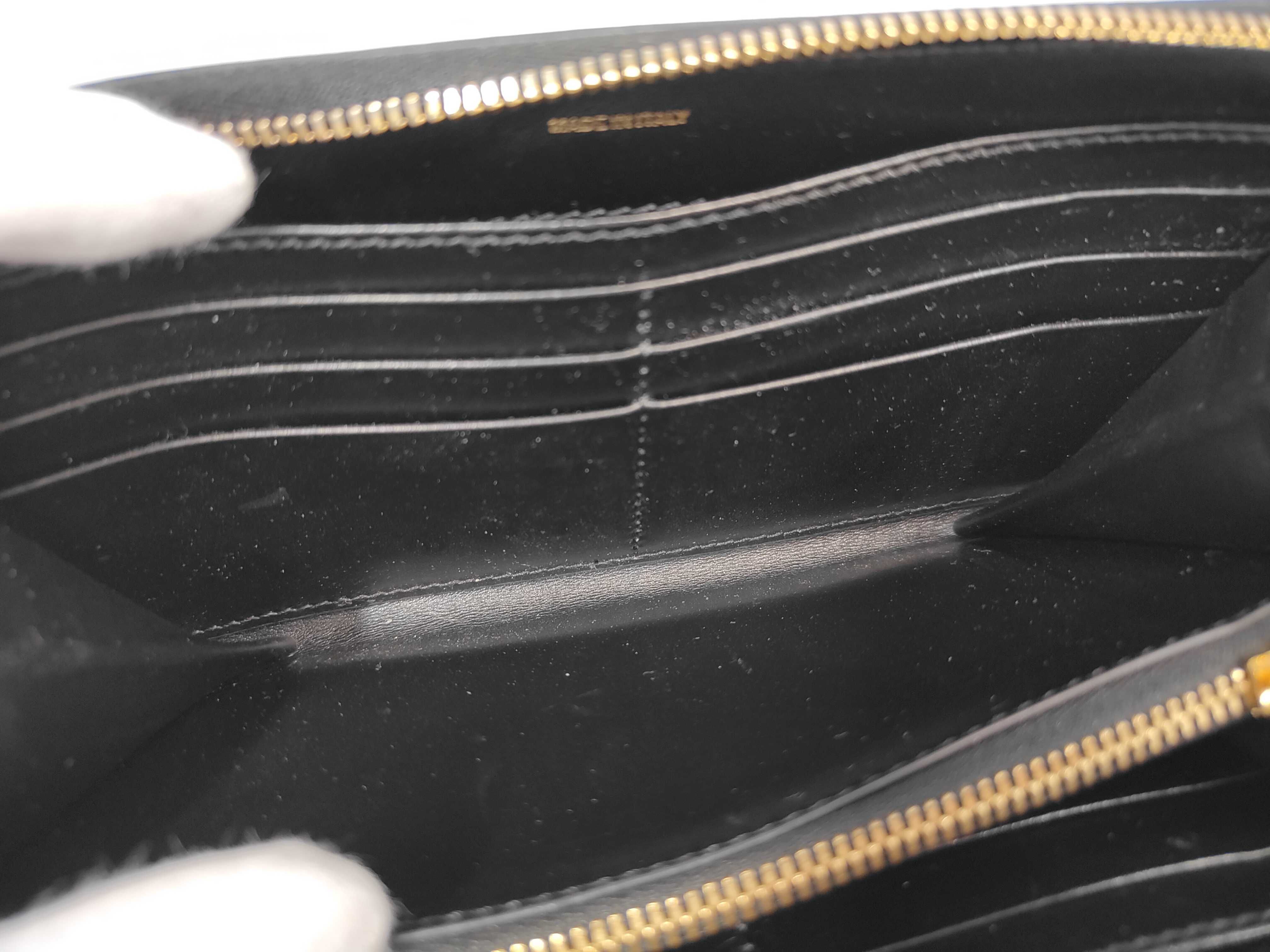 Burberry Leather Zippy Wallet Black — view 7