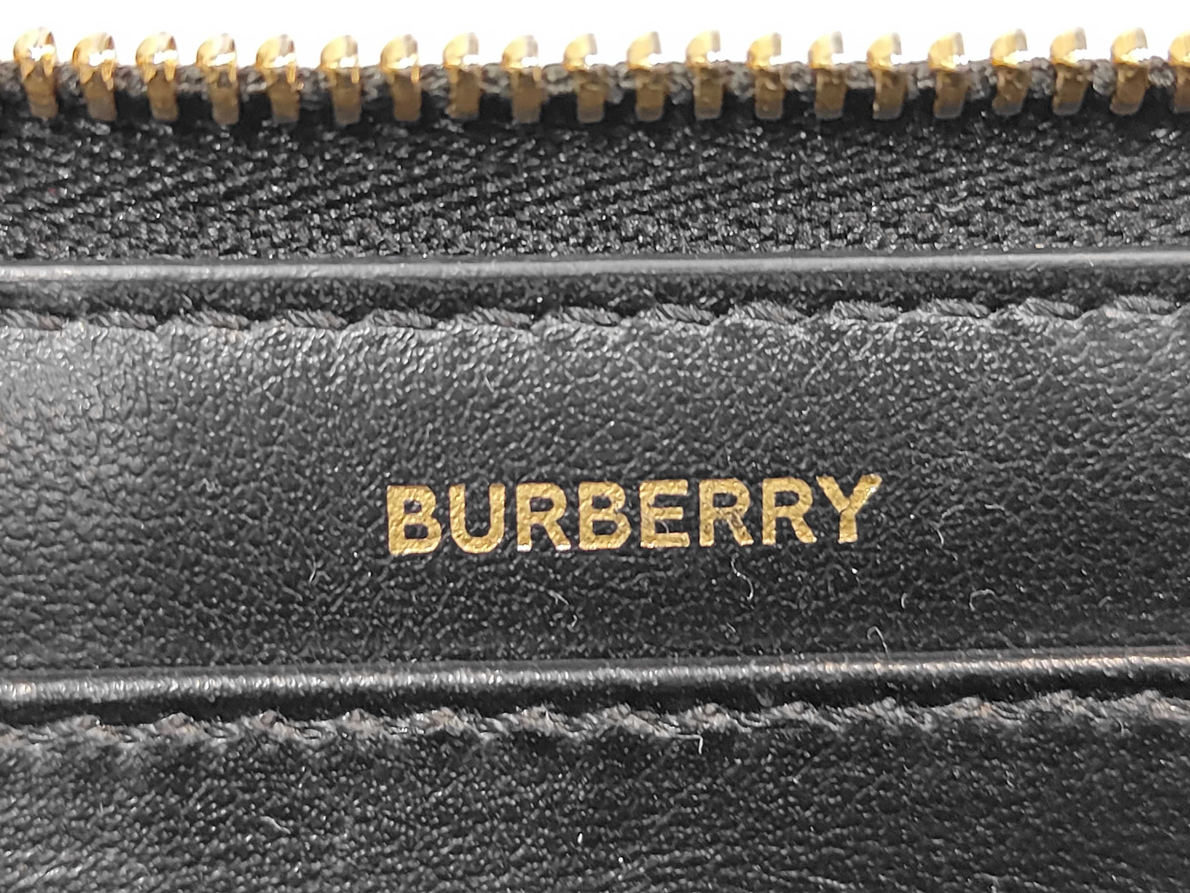 Burberry Leather Zippy Wallet Black — view 9